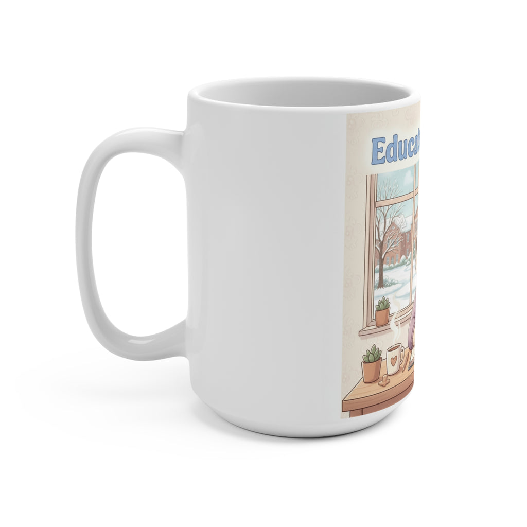 Educated And Cute Rabbit Mug 15oz