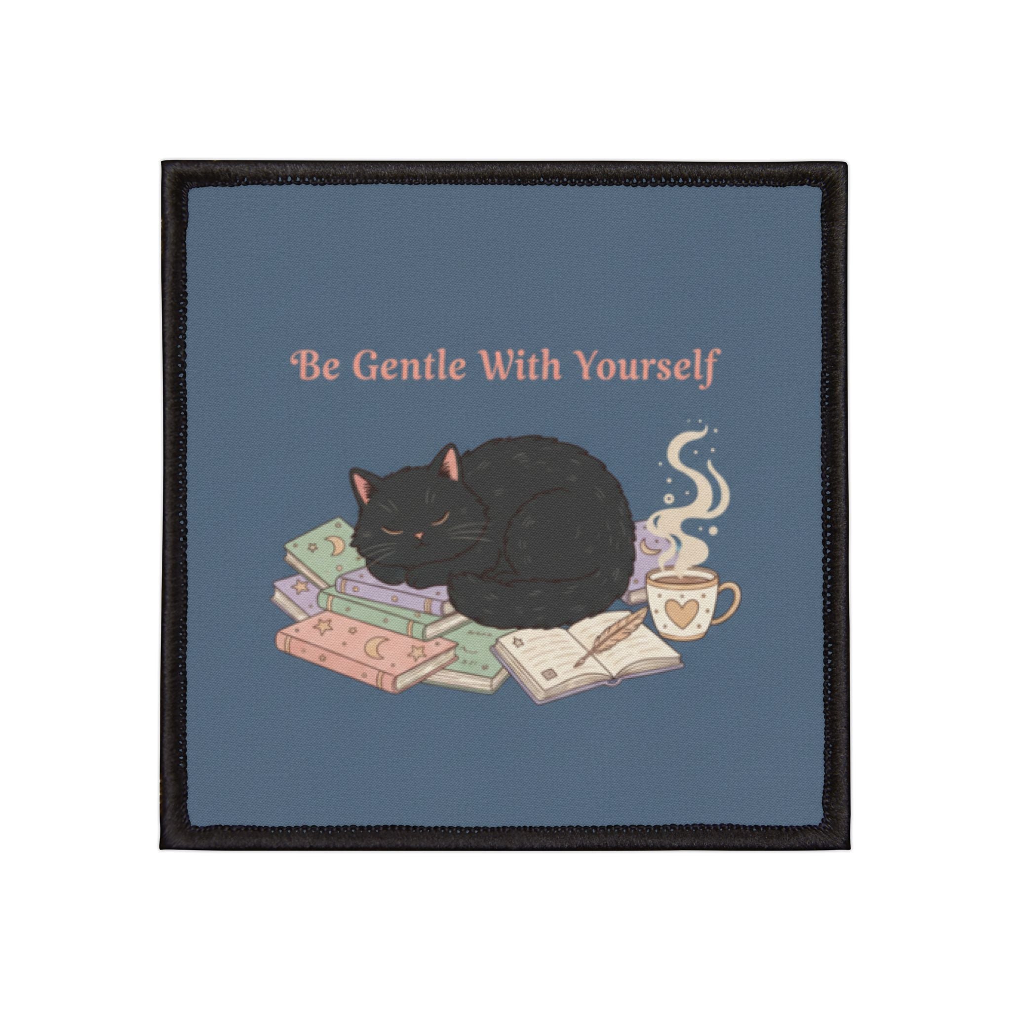 Black Cat Iron-On Patch – Be Gentle With Yourself