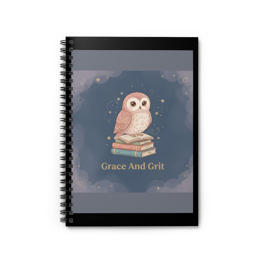 Owl Spiral Notebook – Grace and Grit