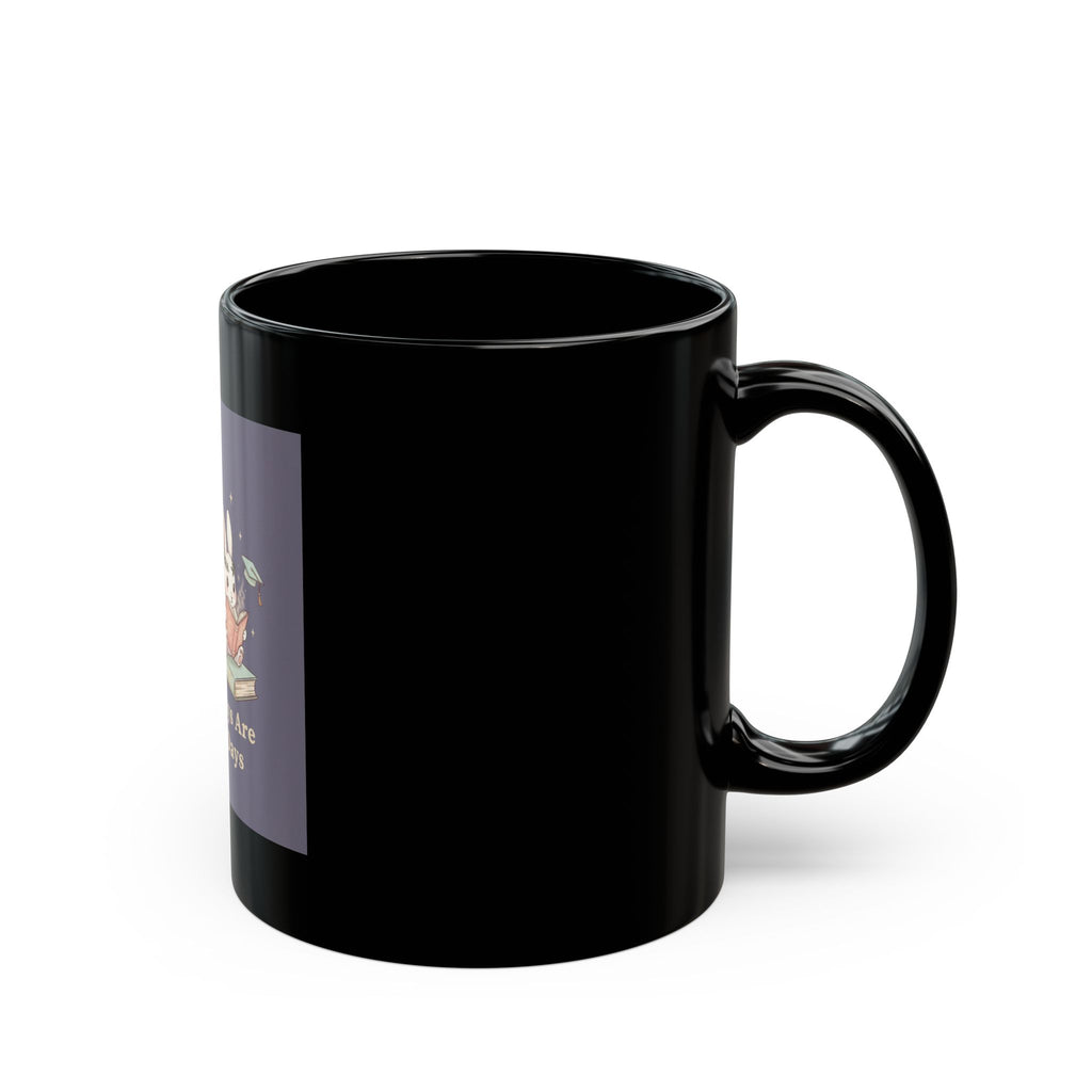 Bunny Black Mug 11oz – Liberty and Justice for All