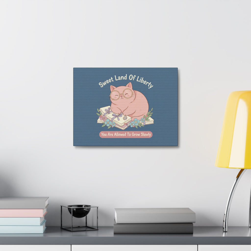 Cat Canvas Print – Sweet Land of Liberty