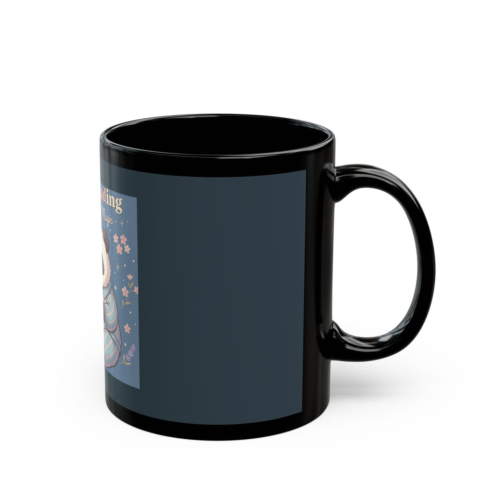 Panda Black Mug 11oz – Degree Loading Spring Semester Magic