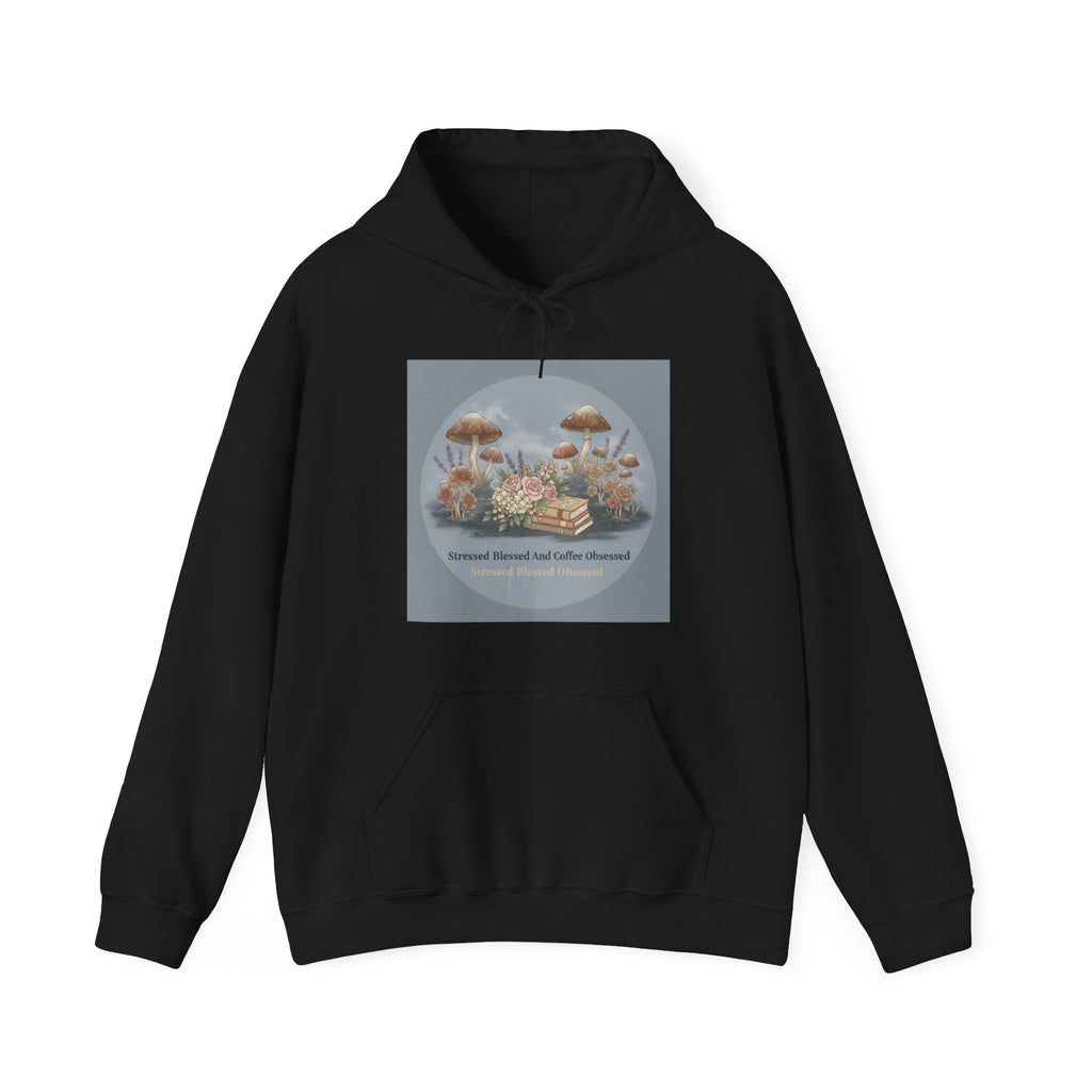 Stressed Blessed And Coffee Obsessed Hoodie