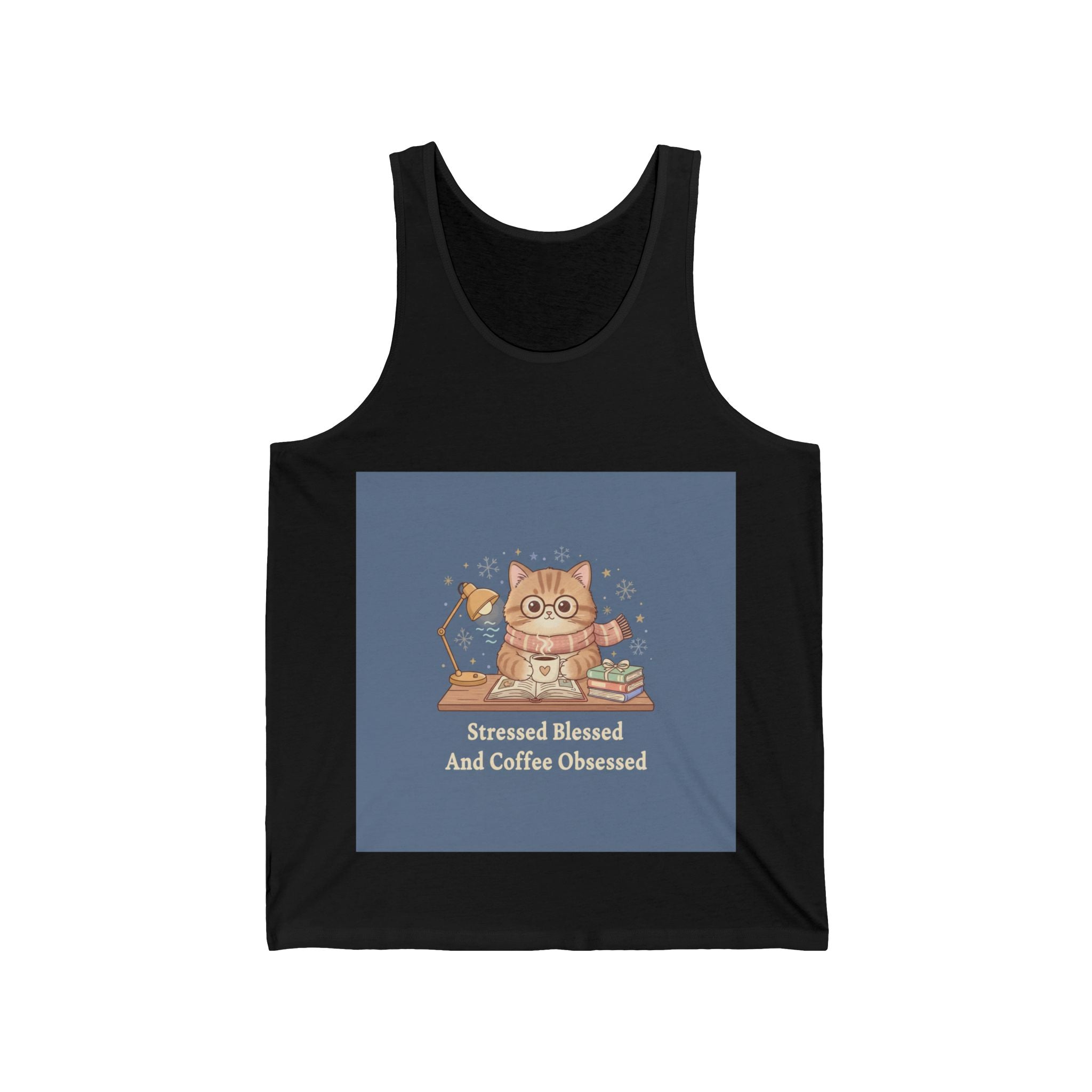 Bear Tank Top – Stressed Blessed and Coffee Obsessed