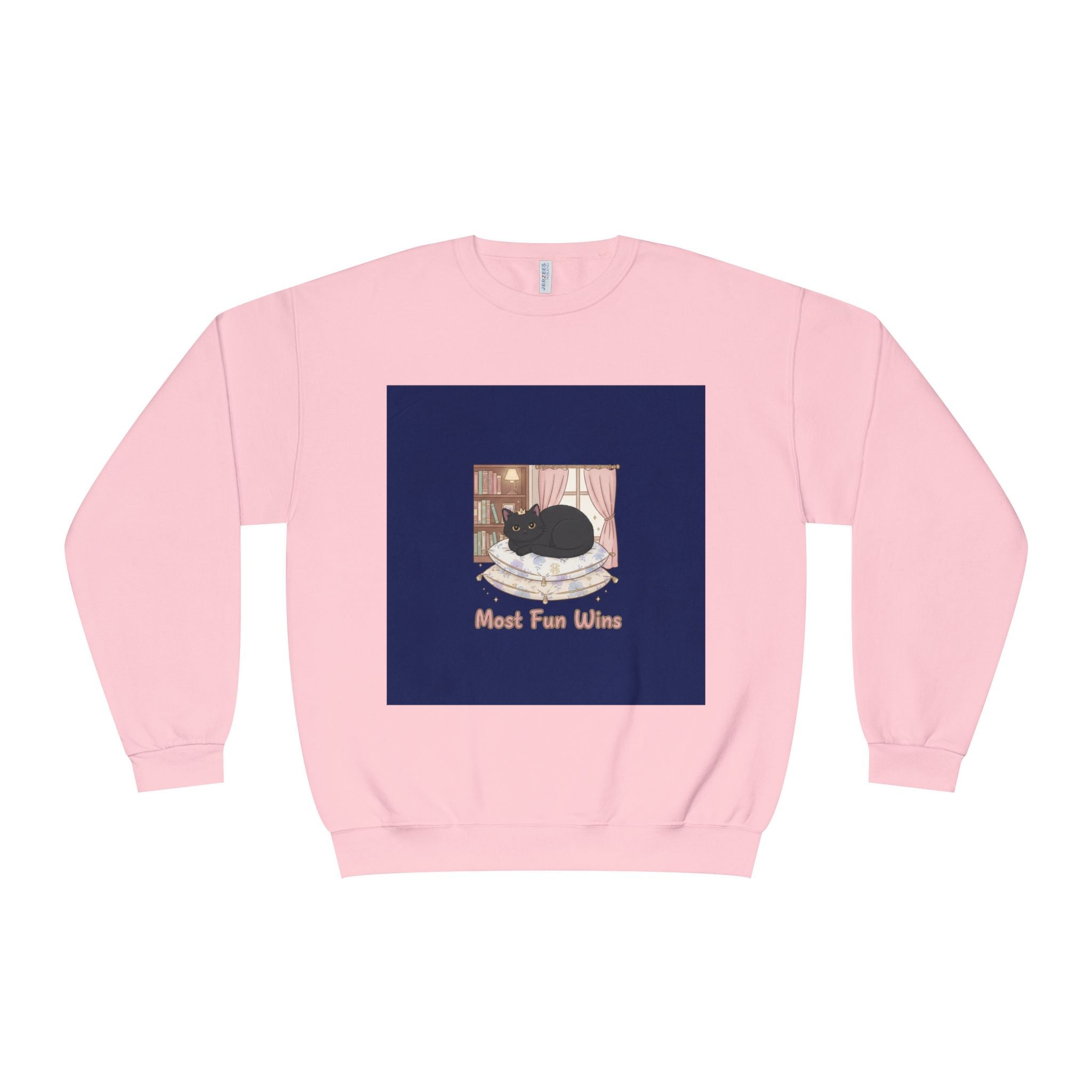 Black Cat Crewneck Sweatshirt – Most Fun Wins