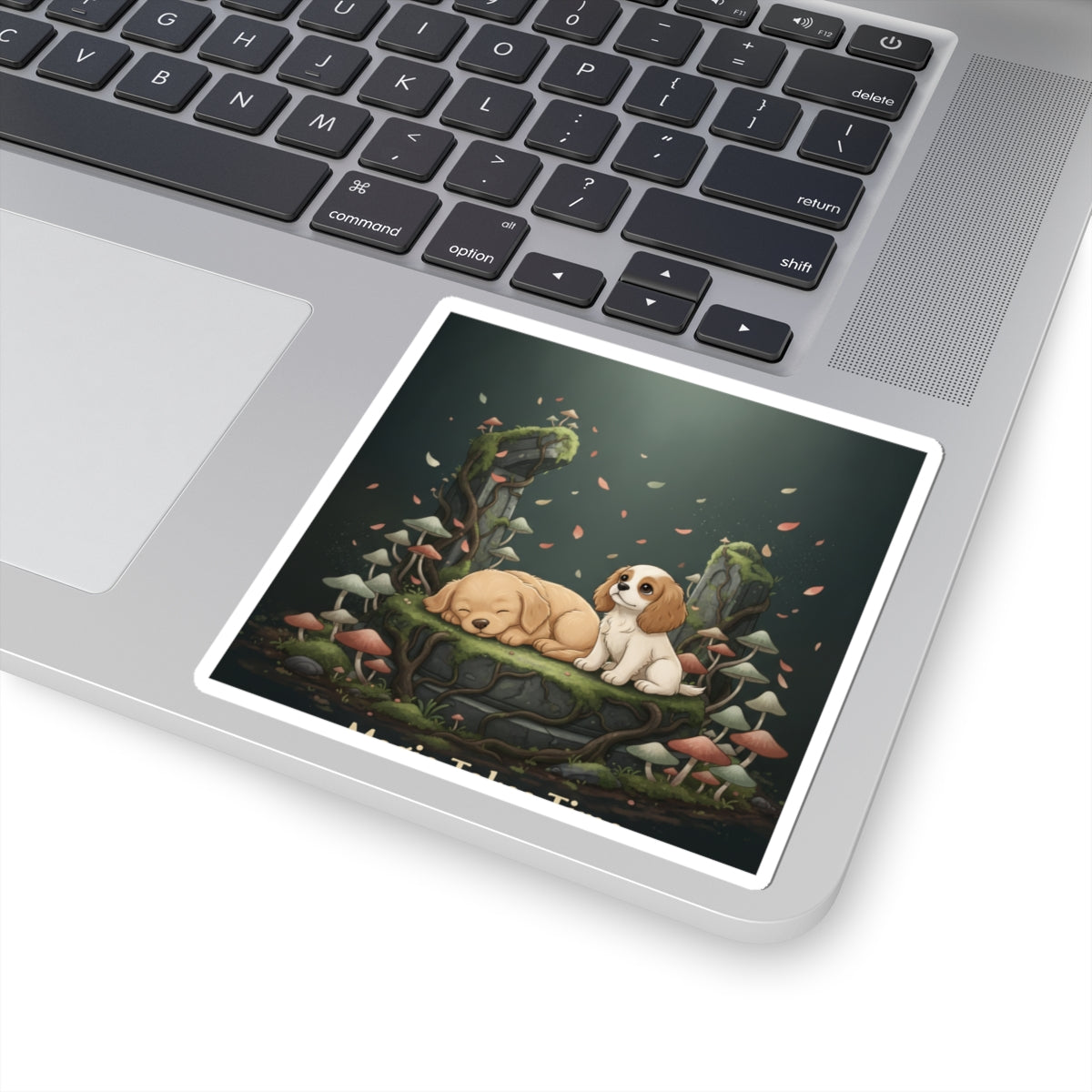 Puppies Kiss-Cut Sticker – Magic Takes Time