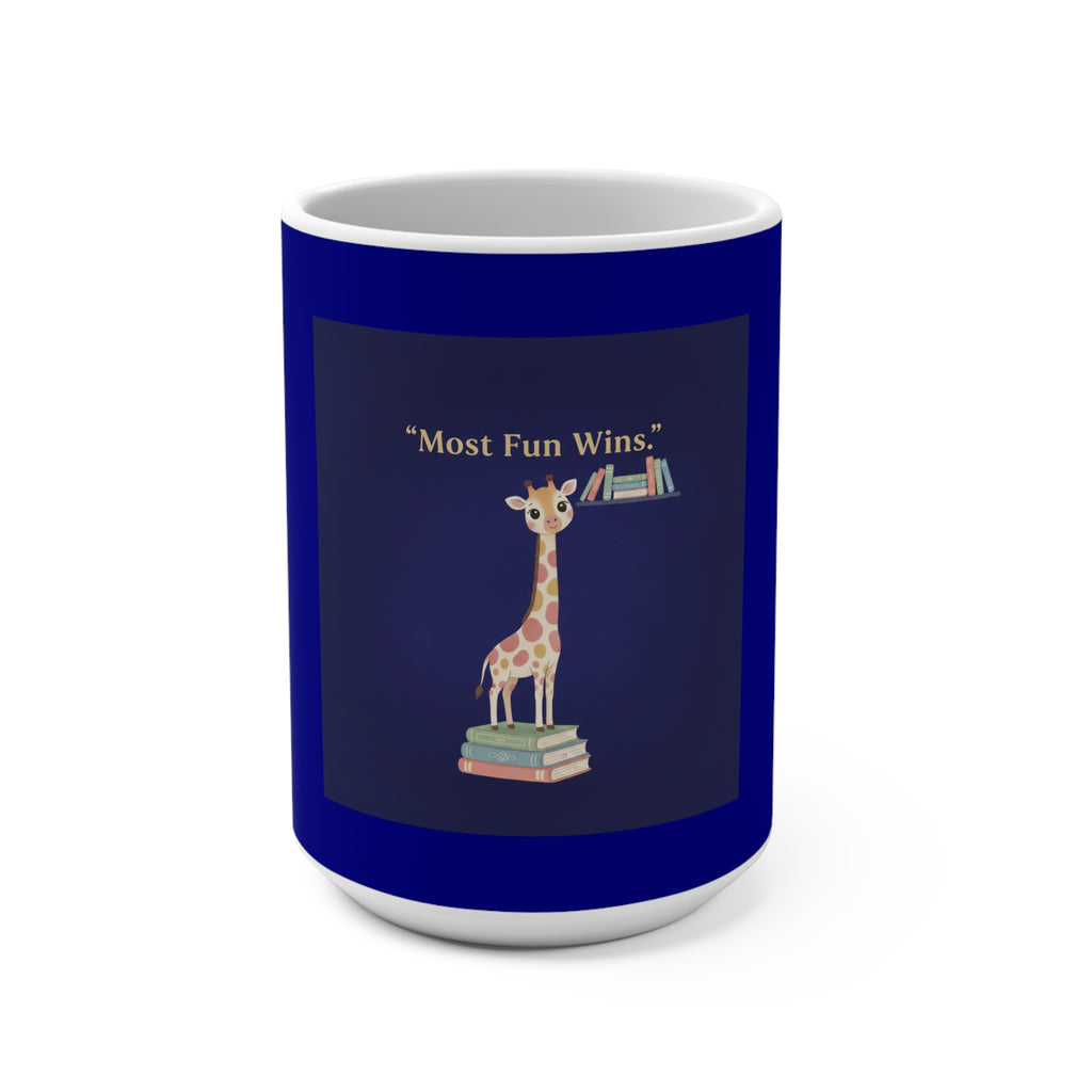 Giraffe Mug 15oz – Most Fun Wins