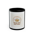 Study Now, Slay Later Black Mug 11oz