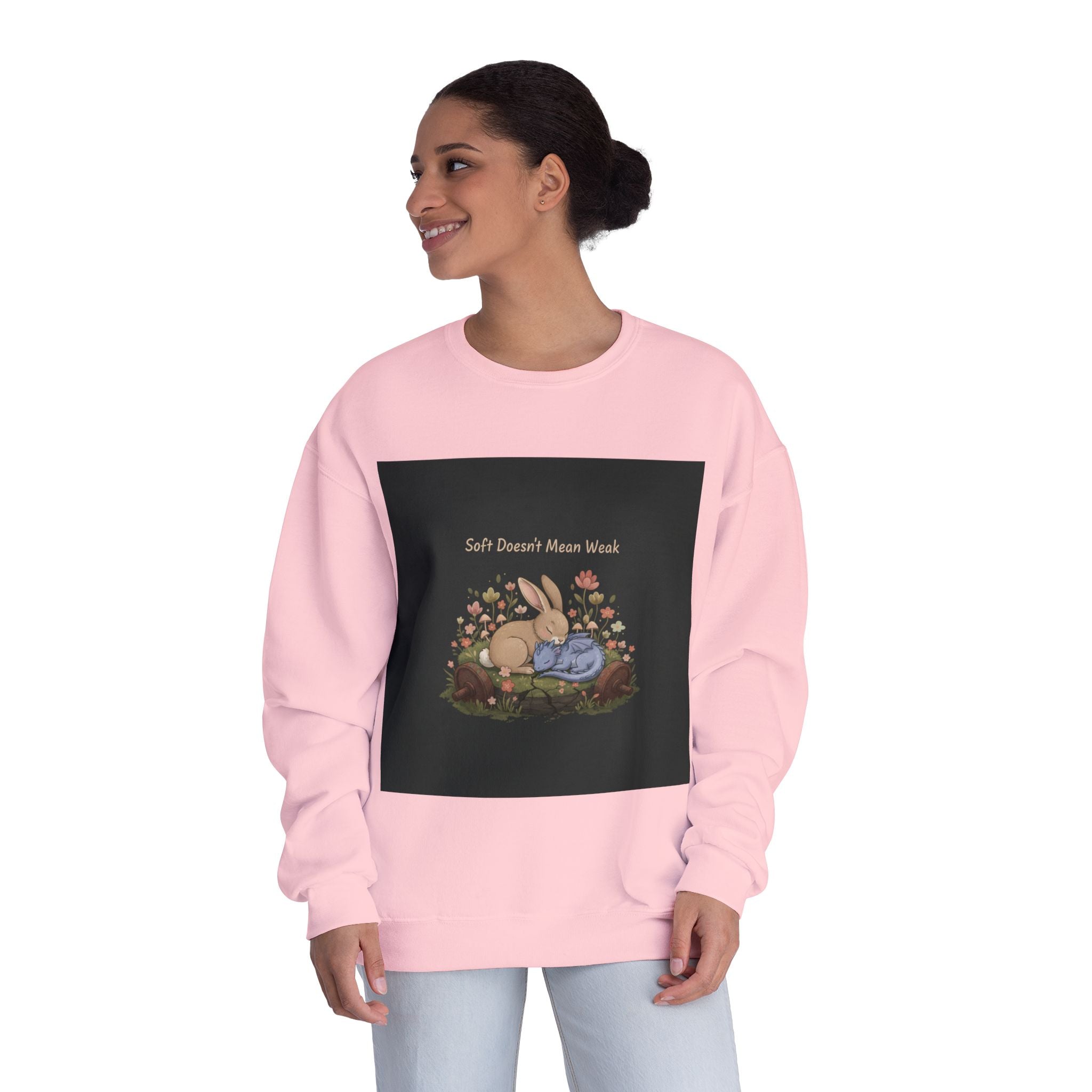 Dragon Crewneck Sweatshirt – Soft Doesnt Mean Weak