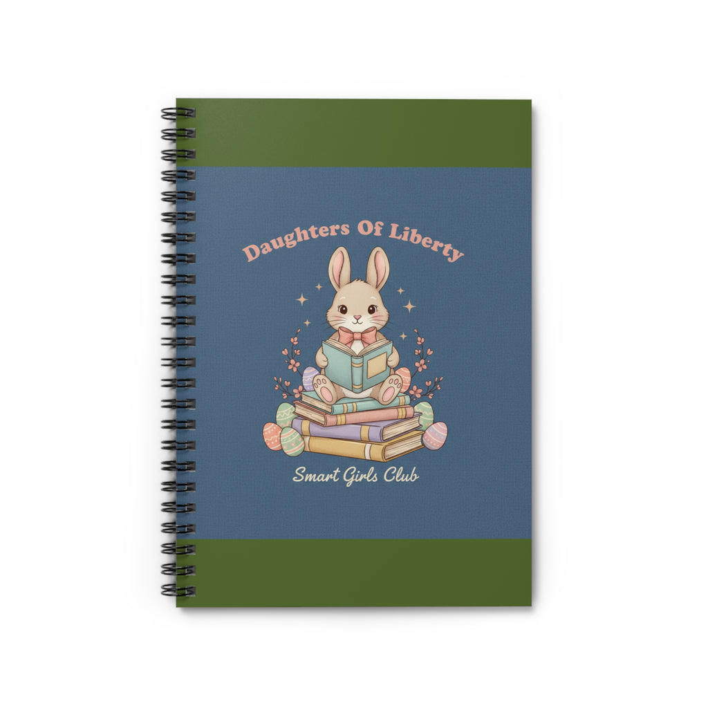 Bunny Spiral Notebook – Daughters of Liberty Smart Girls Club