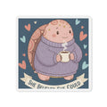 Turtle Die-Cut Magnet – She Believed She Could