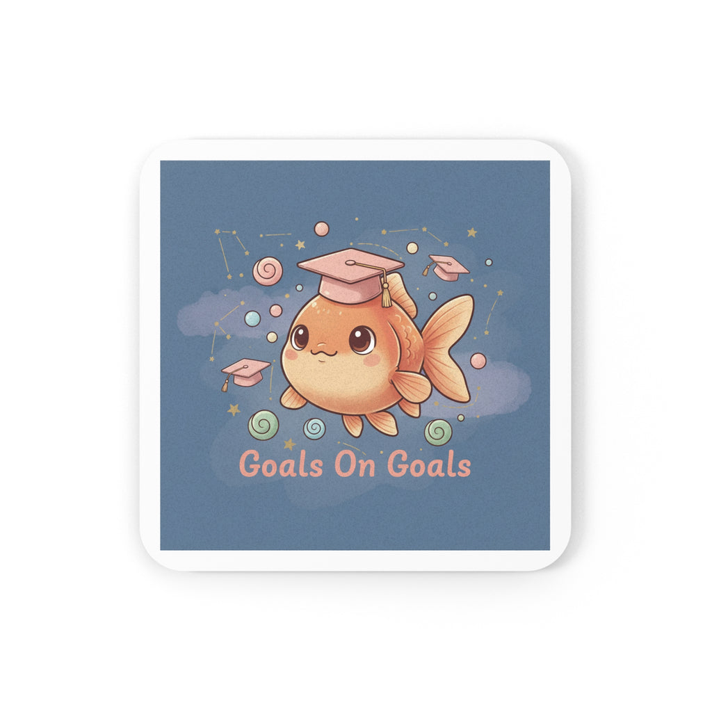 Goldfish Cork Coaster – Goals on Goals
