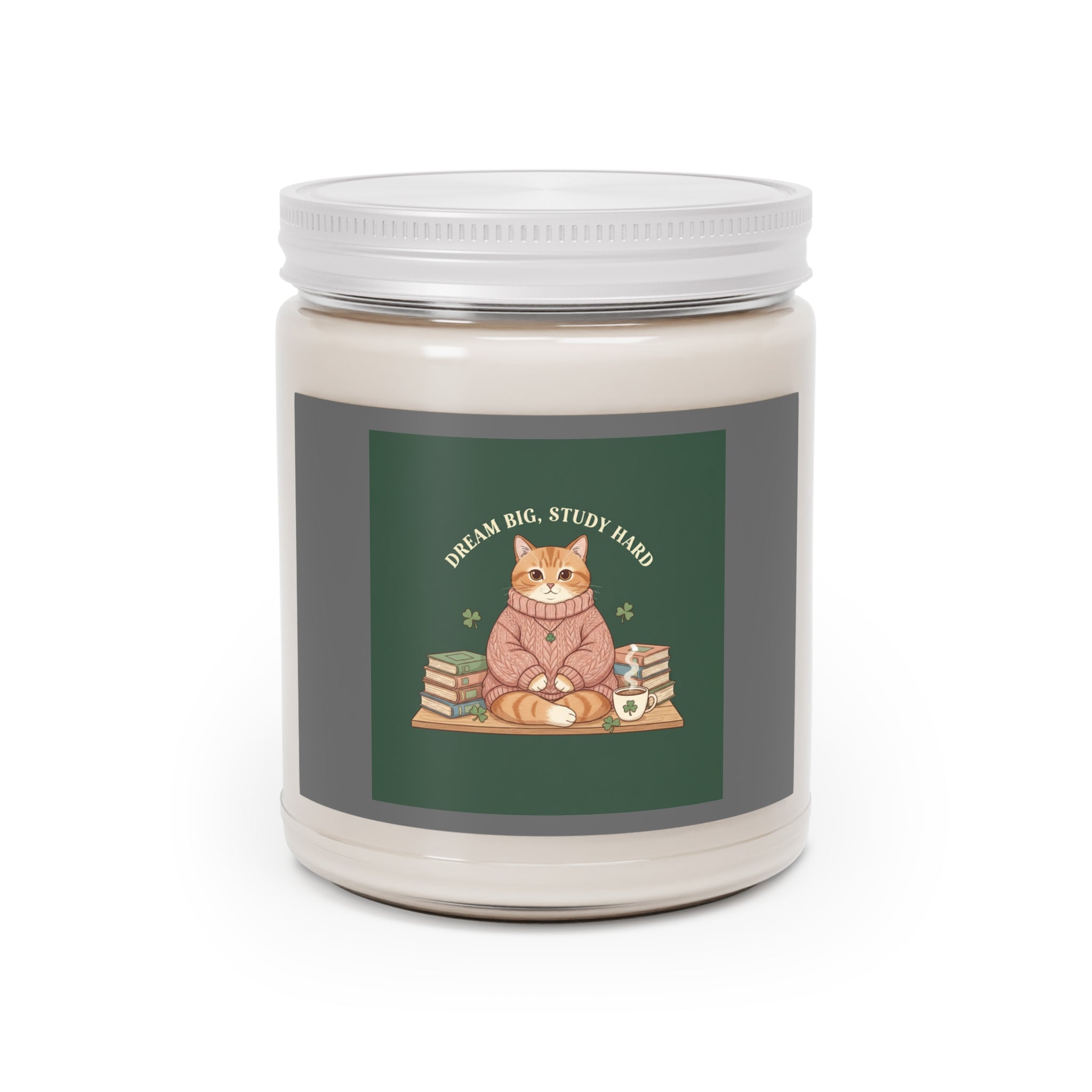 Dream Big Study Hard Cozy bear Scented Candle
