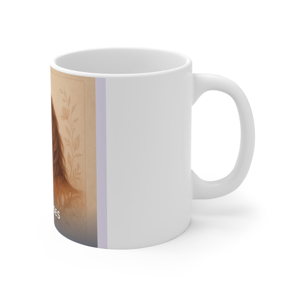 "No Excuses" Black Cat Mug | College Girl Gift | Fashion | KayKay Classics