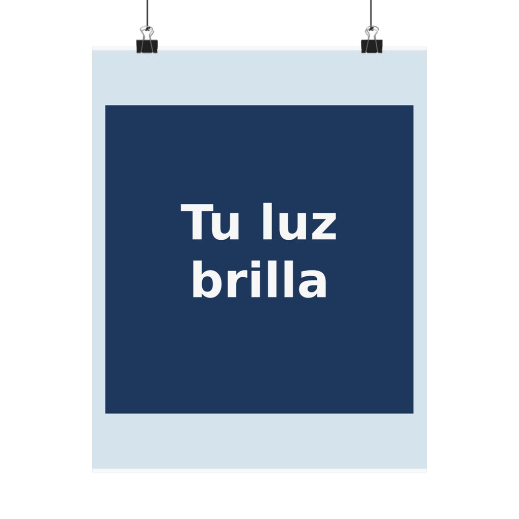 "Tu luz brilla" Black Cat Poster | Trendy Gift for Her | Lifestyle | KayKay Classics