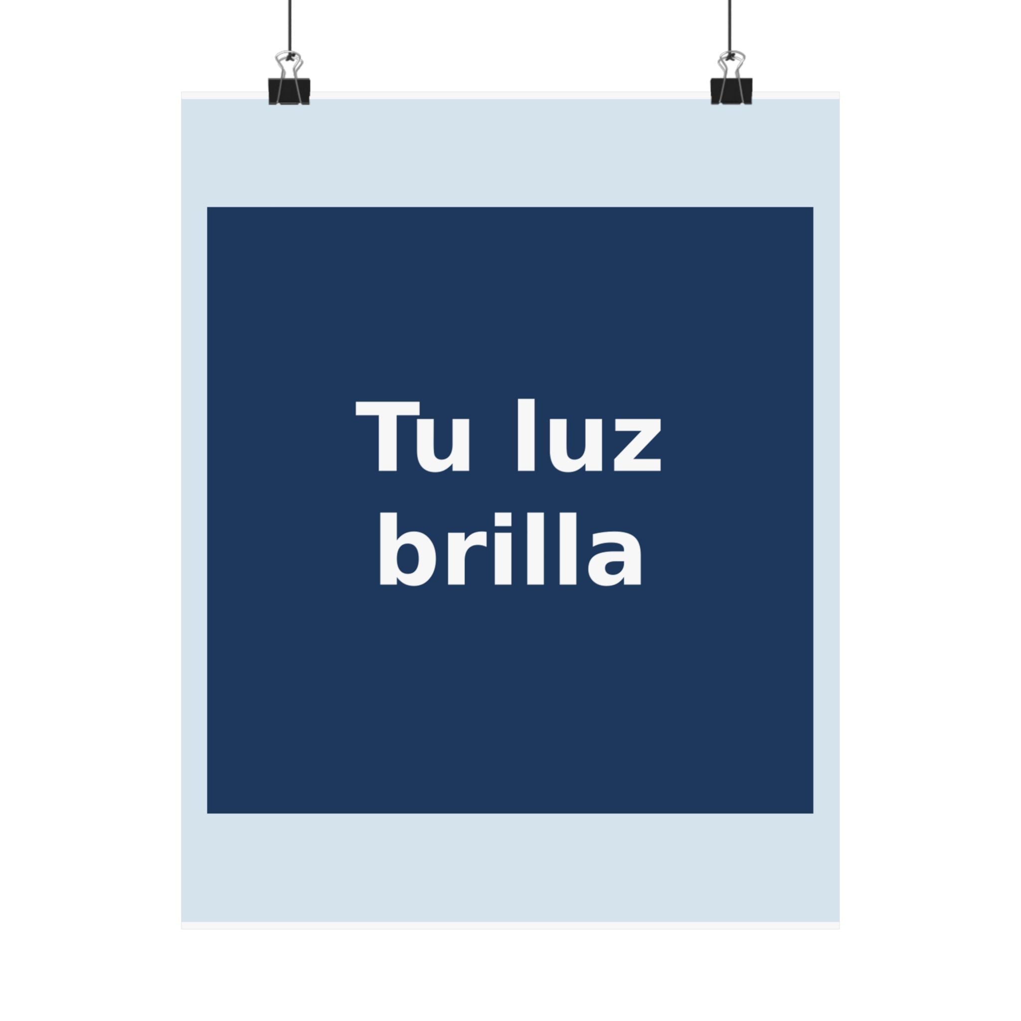 "Tu luz brilla" Black Cat Poster | Trendy Gift for Her | Lifestyle | KayKay Classics