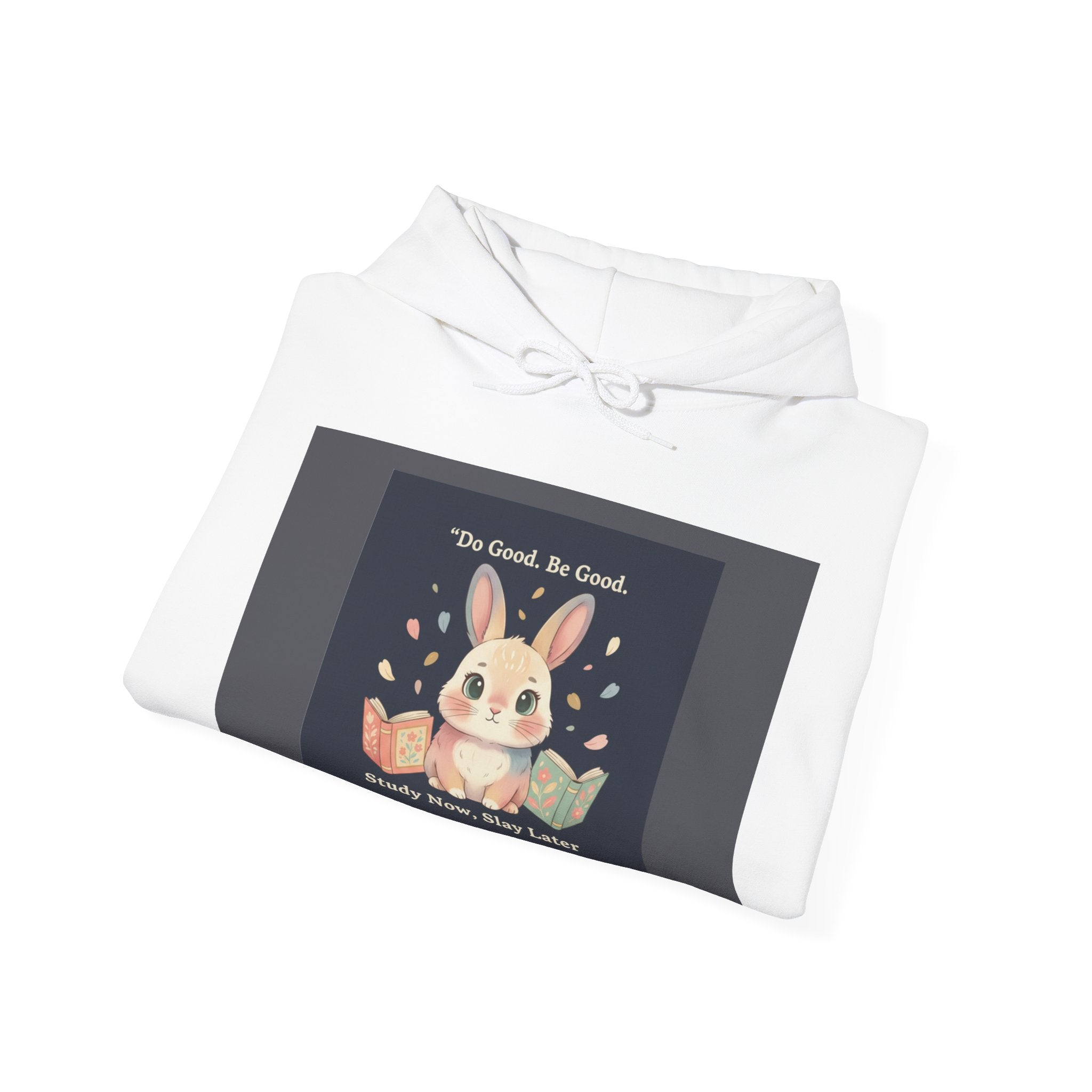 Bunny Hoodie – Do Good Be Good Study Now Slay Later