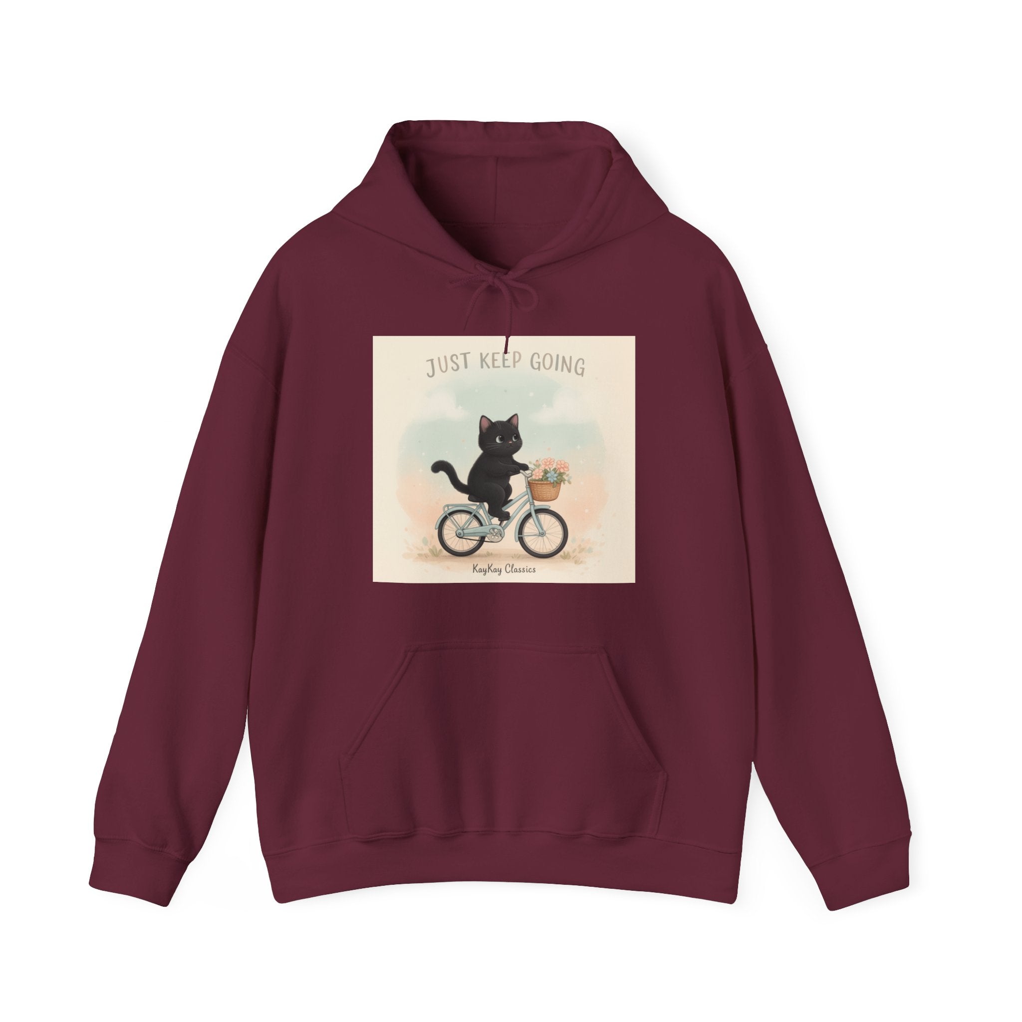 "Design" Black Cat Hoodie | College Girl Gift | Fashion | KayKay Classics