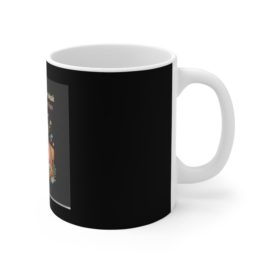 Duck In A Cardigan Mug 11oz – Soft Doesnt Mean Weak Bloom at Your Own