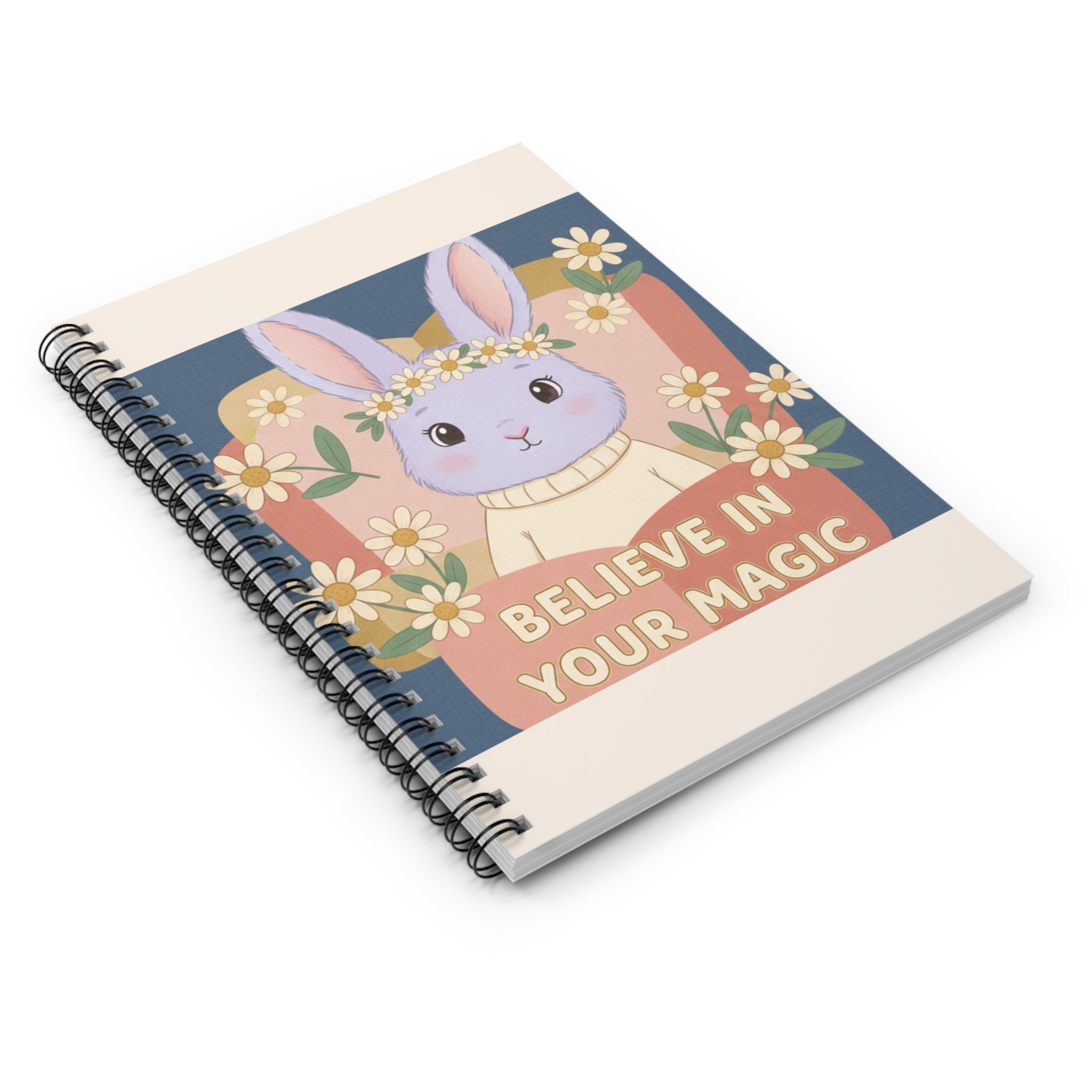 Bunny Spiral Notebook – Believe in Your Magic