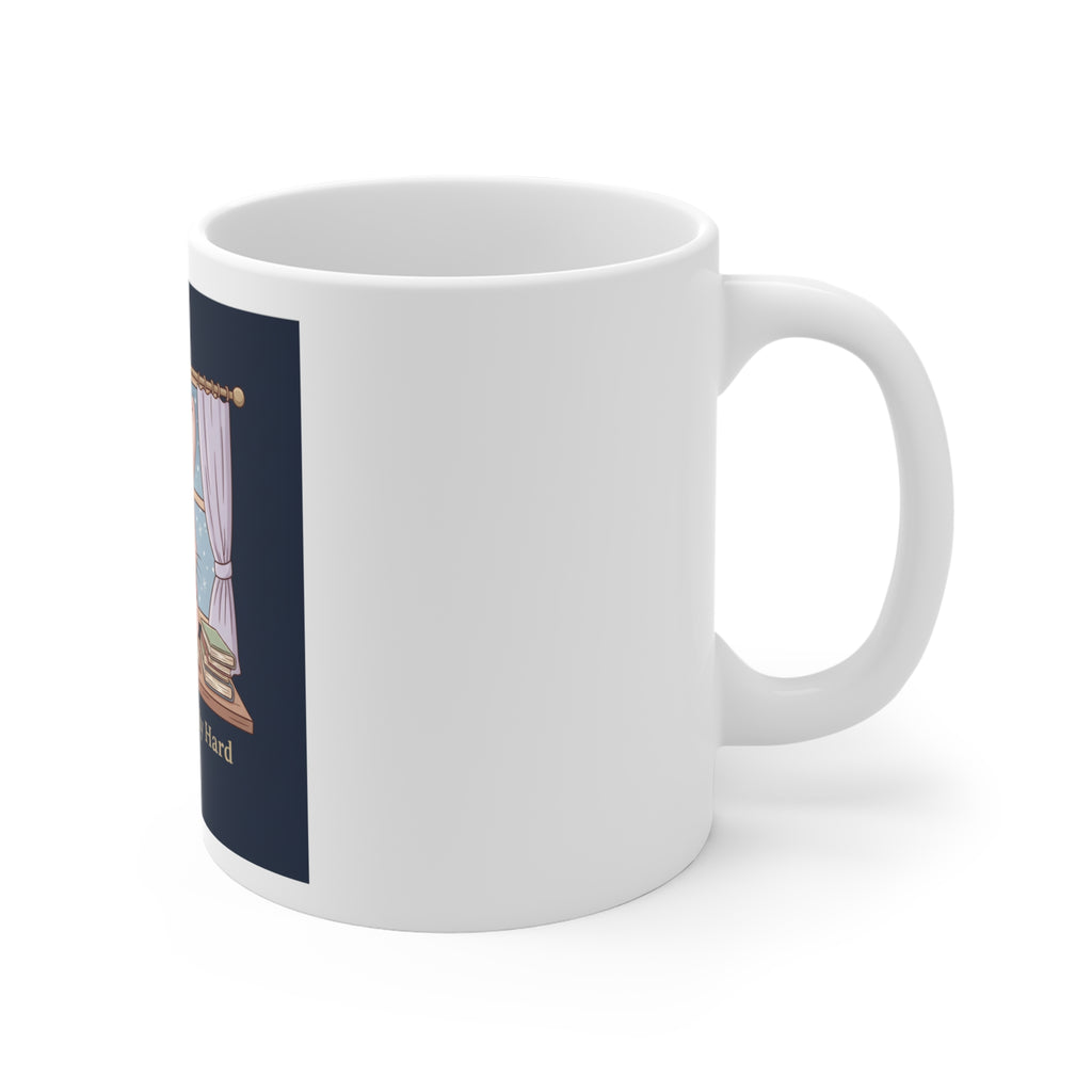 Bunny Mug 11oz – Dream Big Study Hard