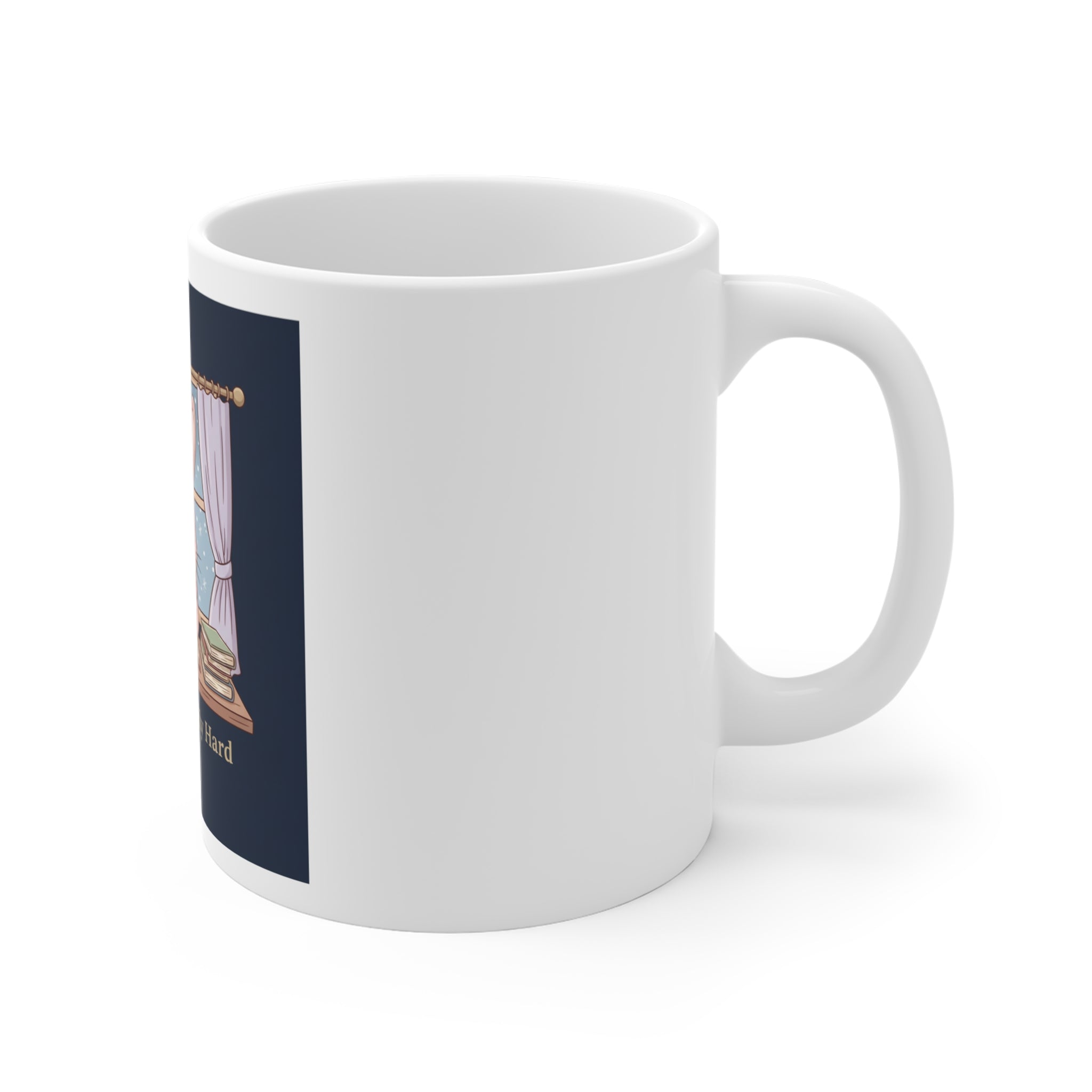 Bunny Mug 11oz – Dream Big Study Hard