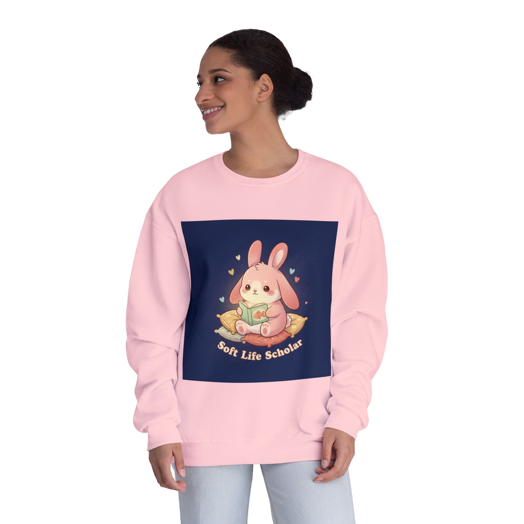 Bunny Crewneck Sweatshirt – Soft Life Scholar