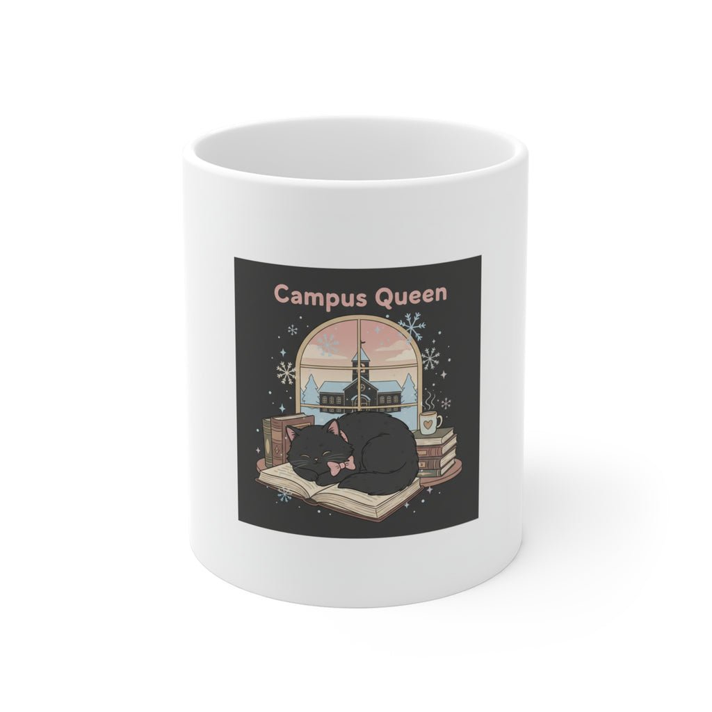 Black Cat Mug 11oz – Campus Queen