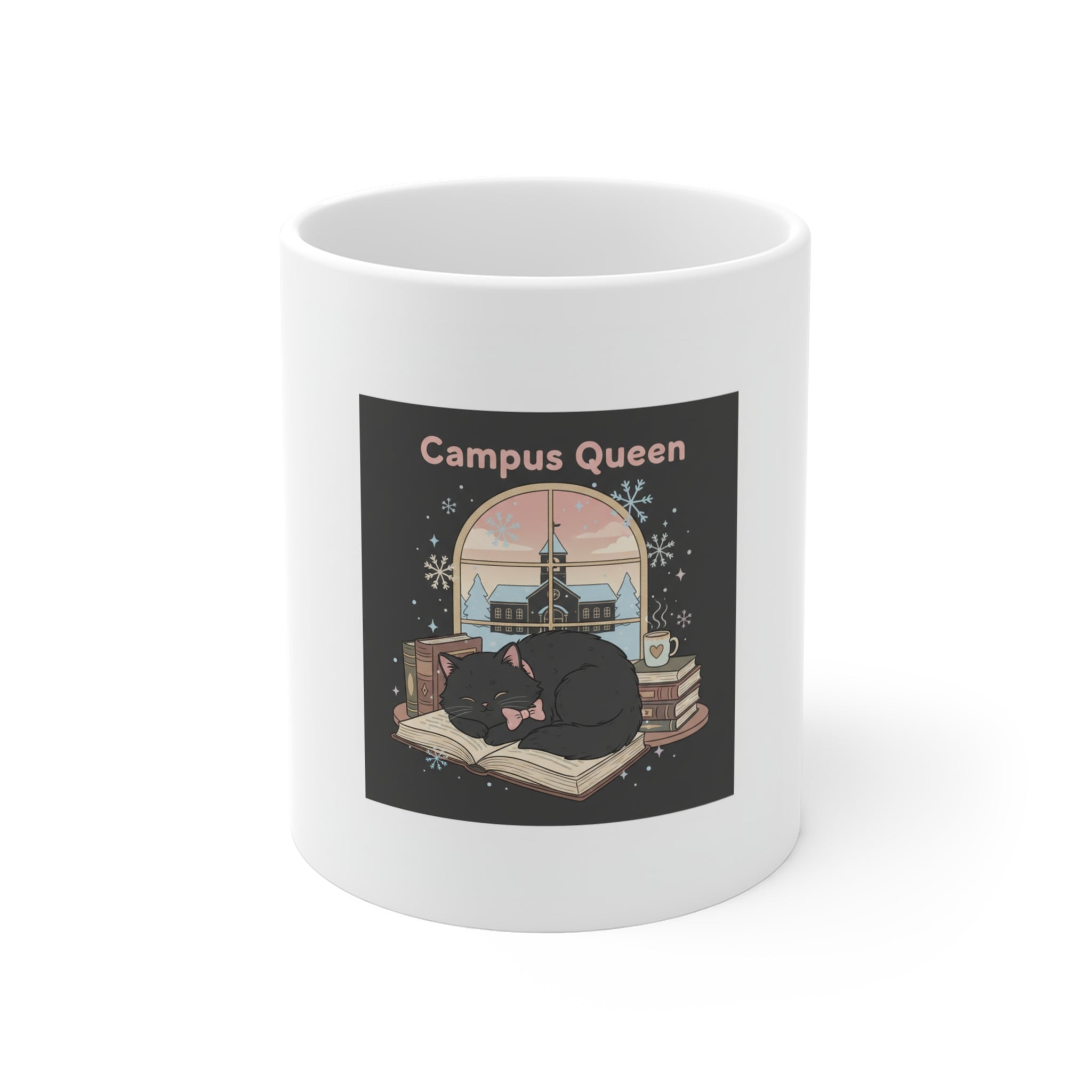 Black Cat Mug 11oz – Campus Queen