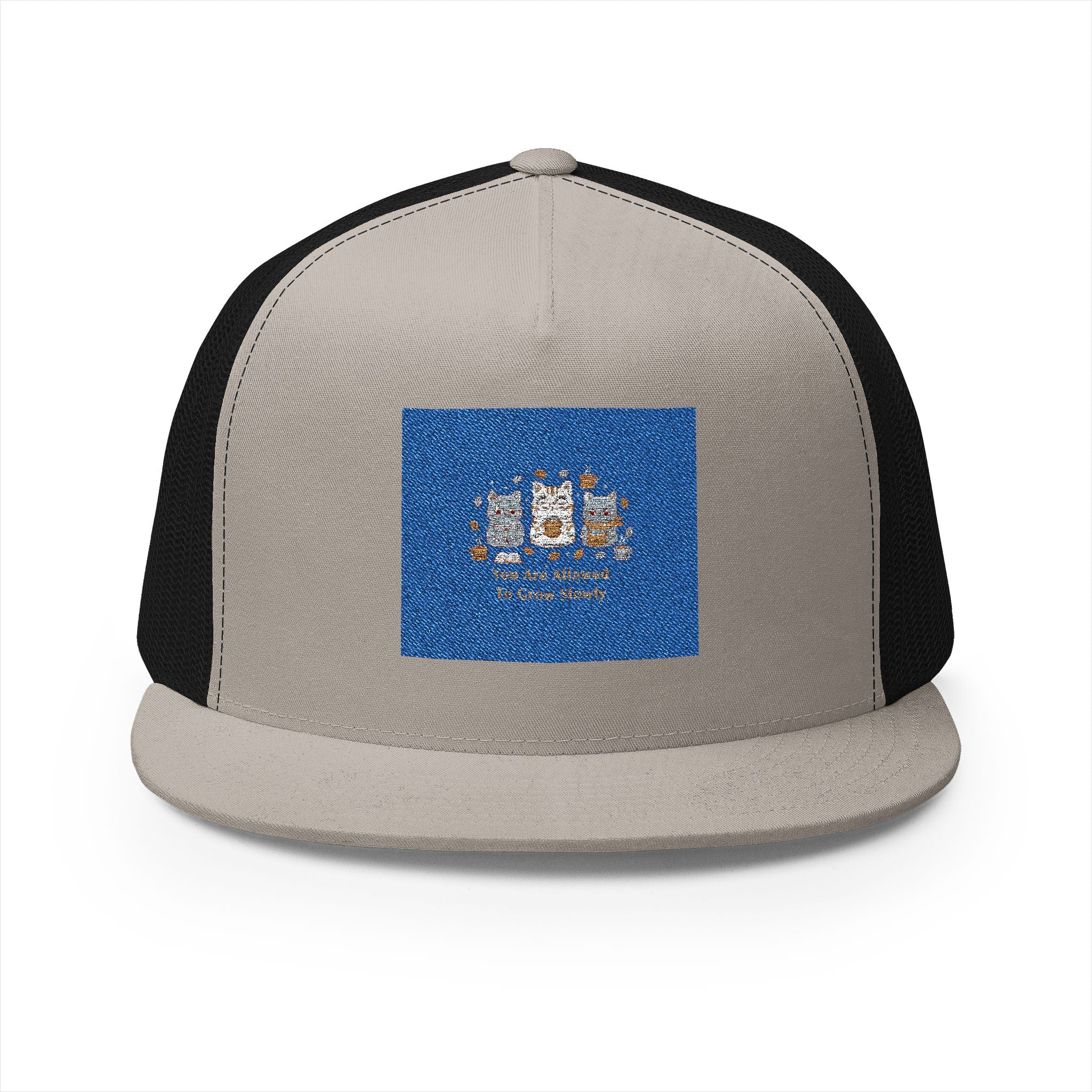 Cats With Glasses Trucker Cap – You Are Allowed to Grow Slowly