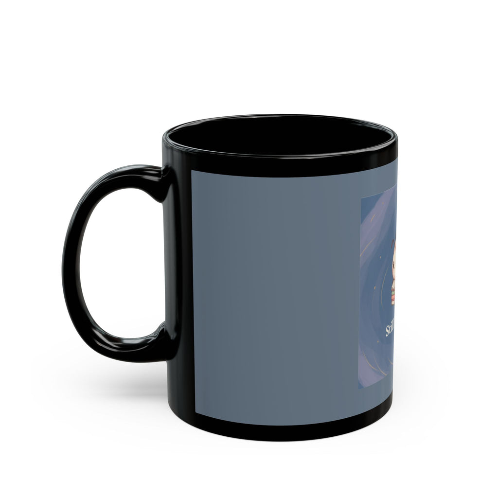 Bunny Black Mug 11oz – Still Becoming