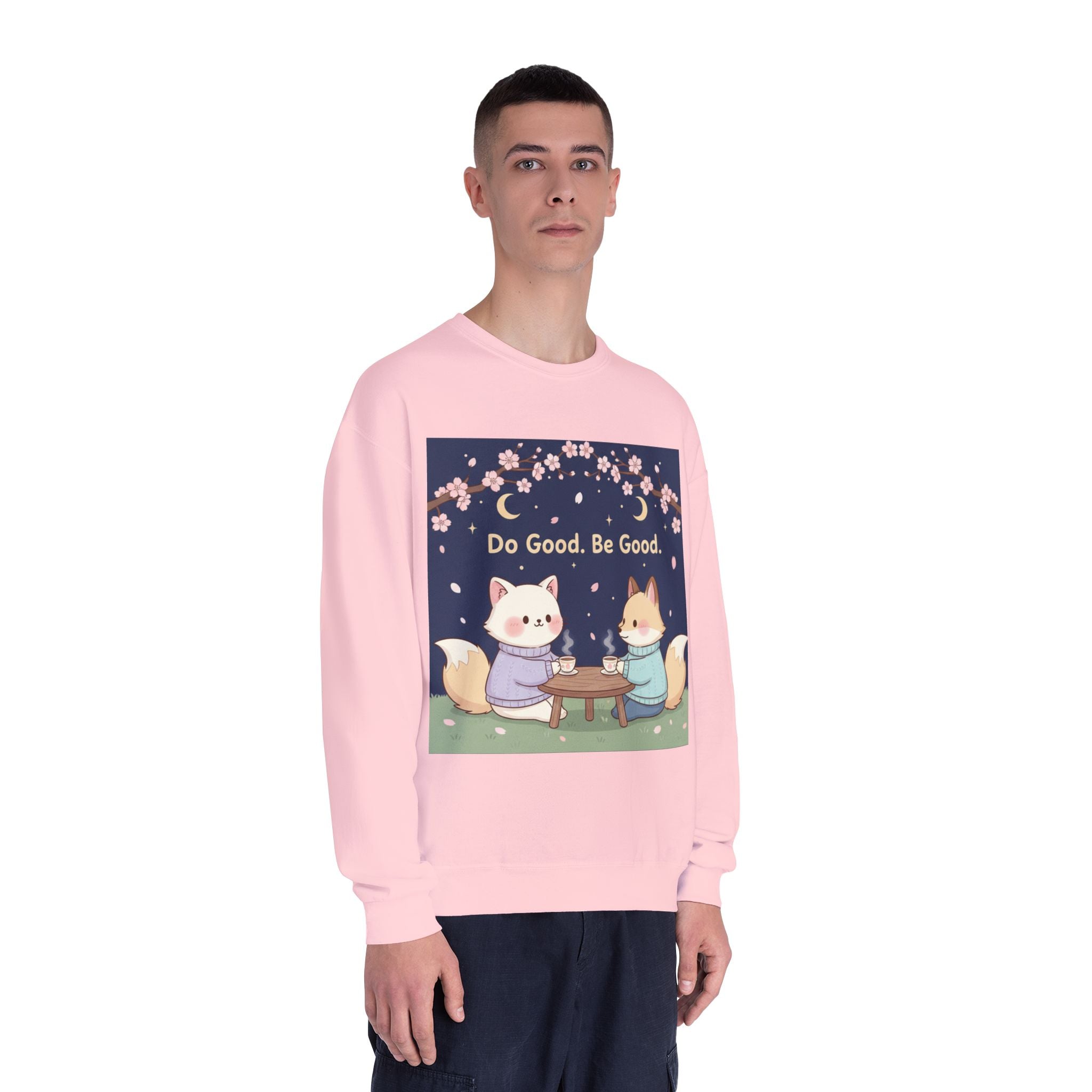 Cat Crewneck Sweatshirt – Do Good Be Good