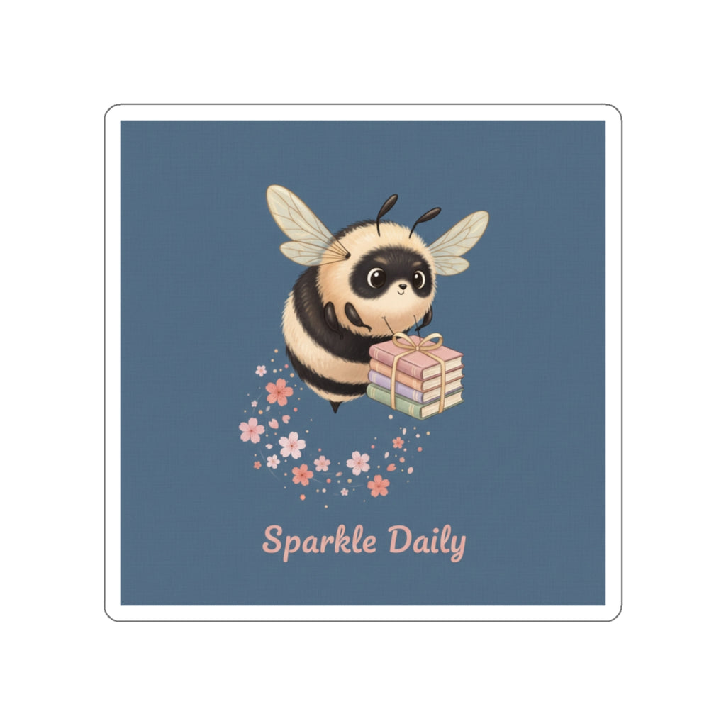 Bee Die-Cut Sticker – Sparkle Daily