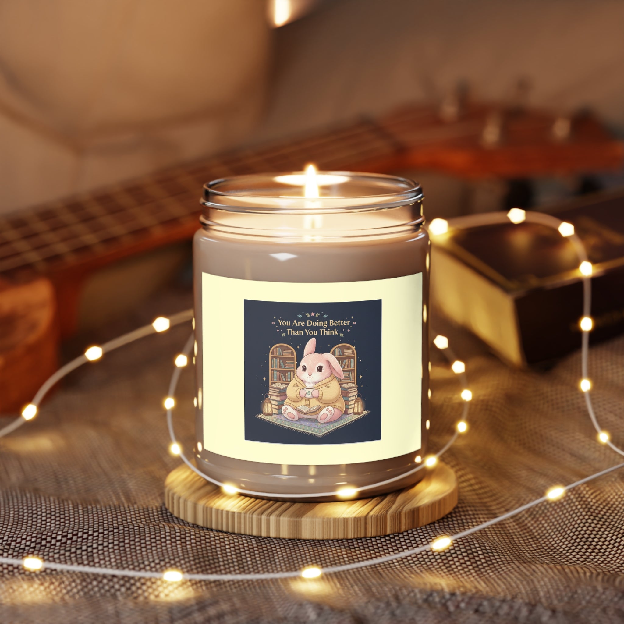 Bunny Scented Candle – You Are Doing Better Than You Think