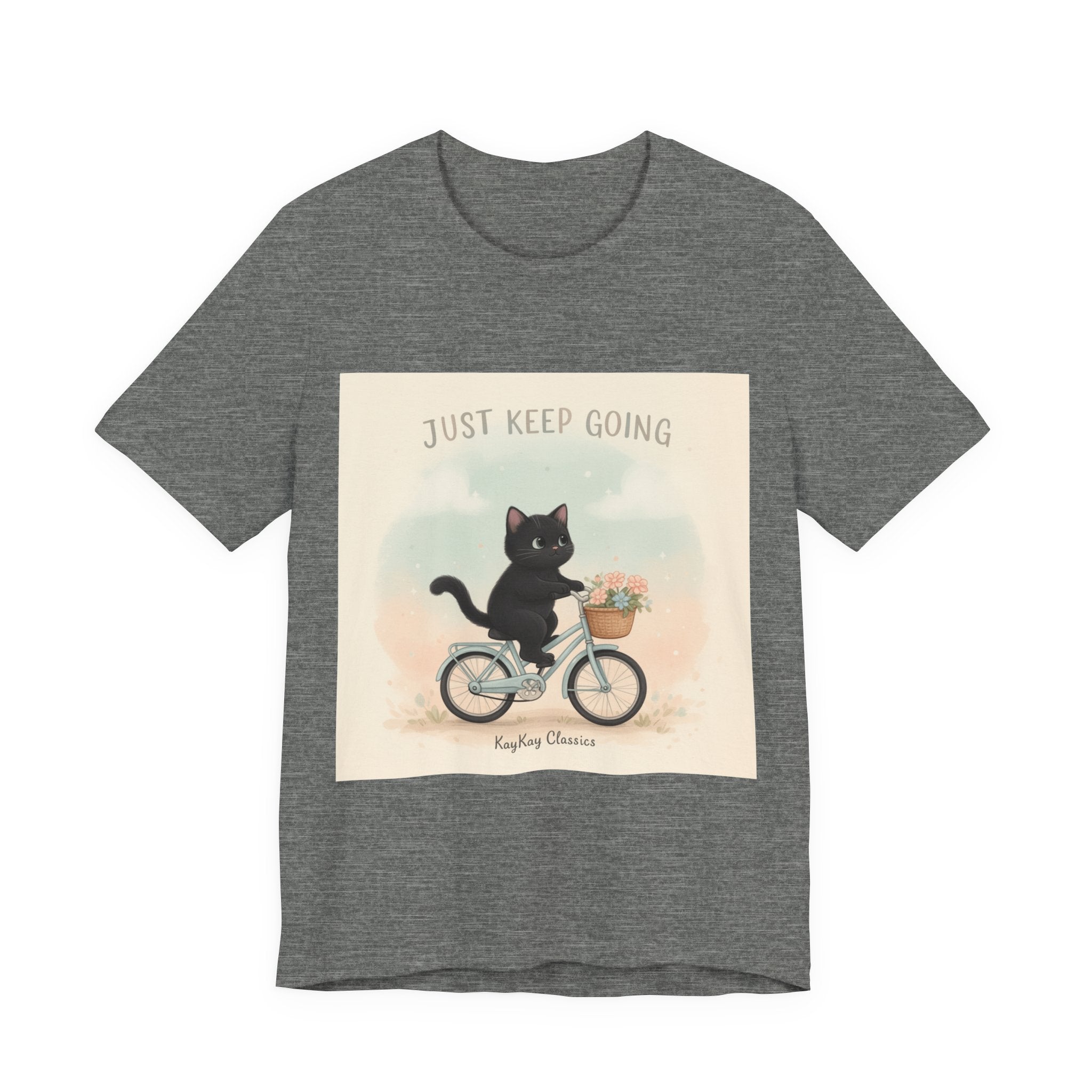 "Design" Black Cat Women Tee | College Girl Gift | Fashion | KayKay Classics