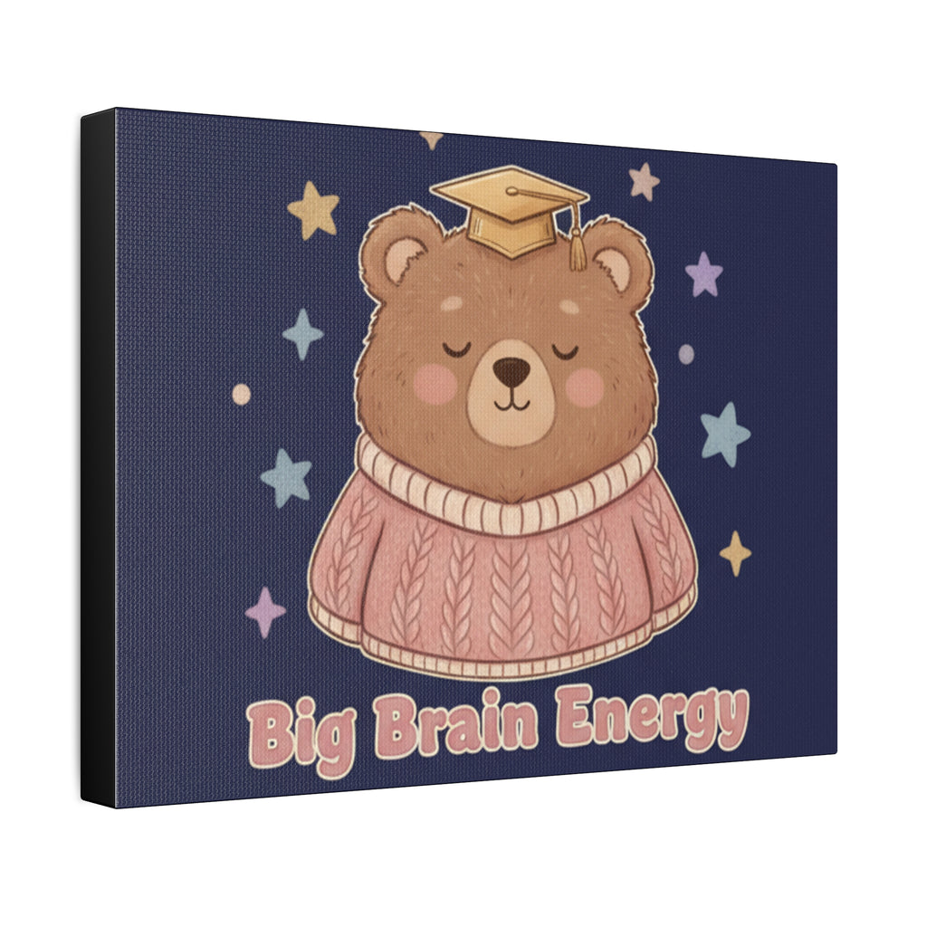 Bear Canvas Print – Big Brain Energy