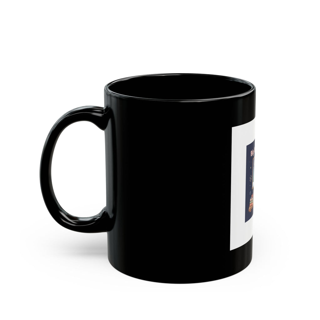 Bunny Black Mug 11oz – Big Brain Energy