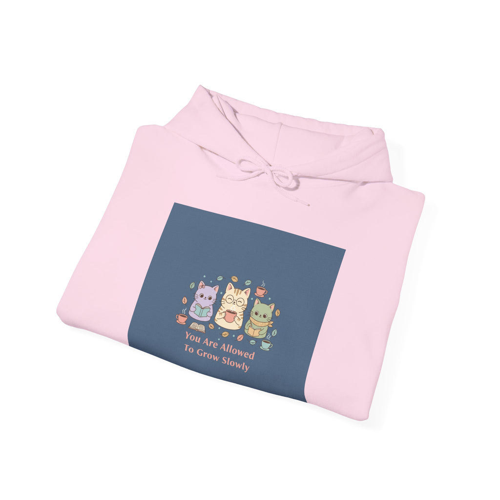 Cats With Glasses Hoodie – You Are Allowed to Grow Slowly