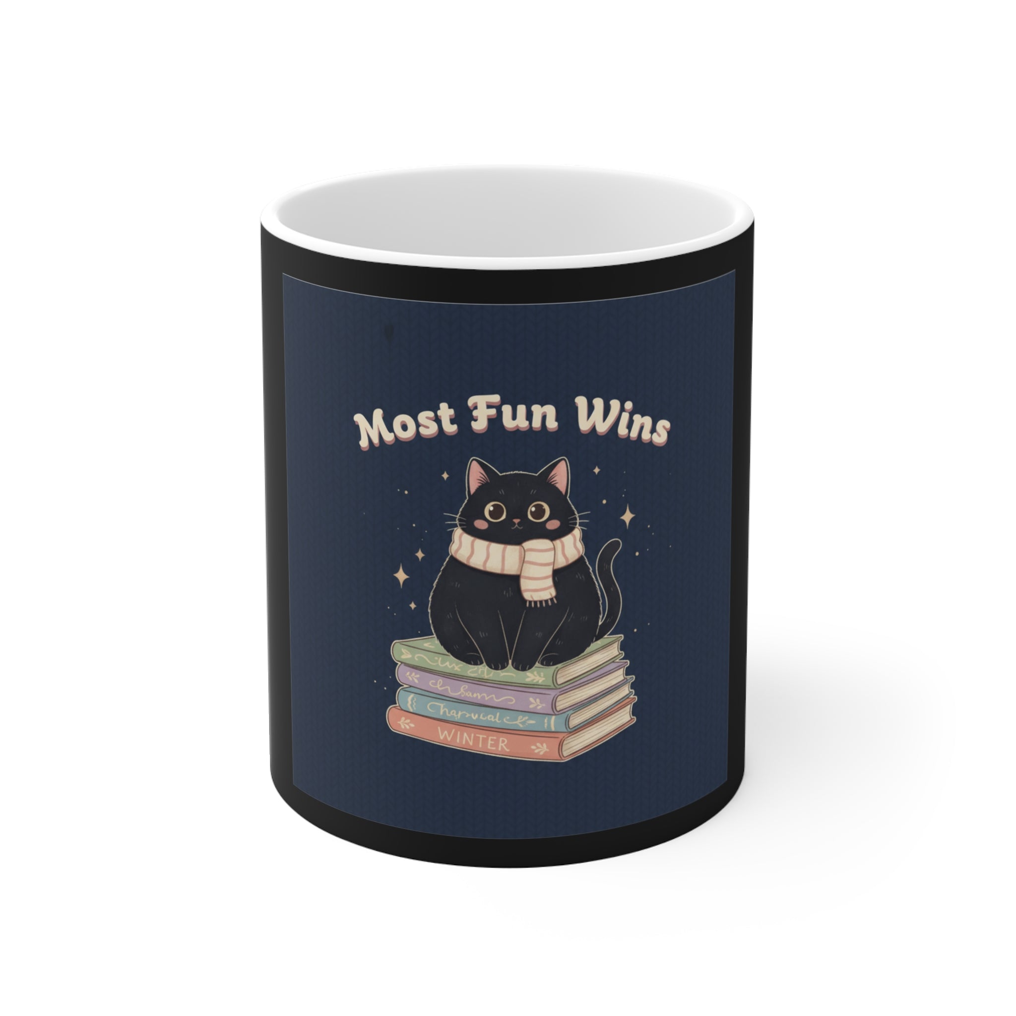 Cat Mug 11oz – Most Fun Wins