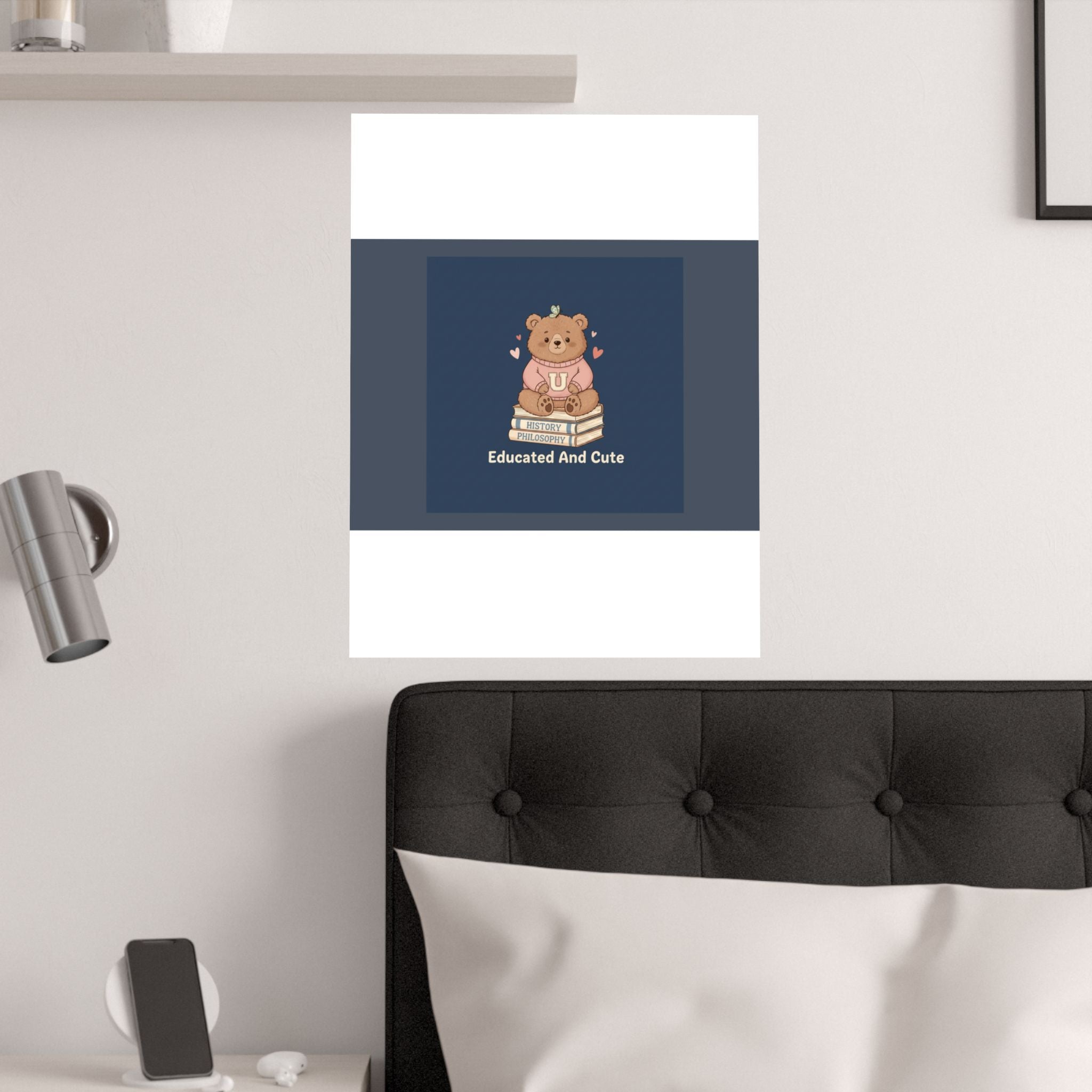 Bear Poster – Educated and Cute