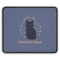 Black Cat Mouse Pad – United We Stand