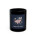 Goals on Goals Black Mug 11oz