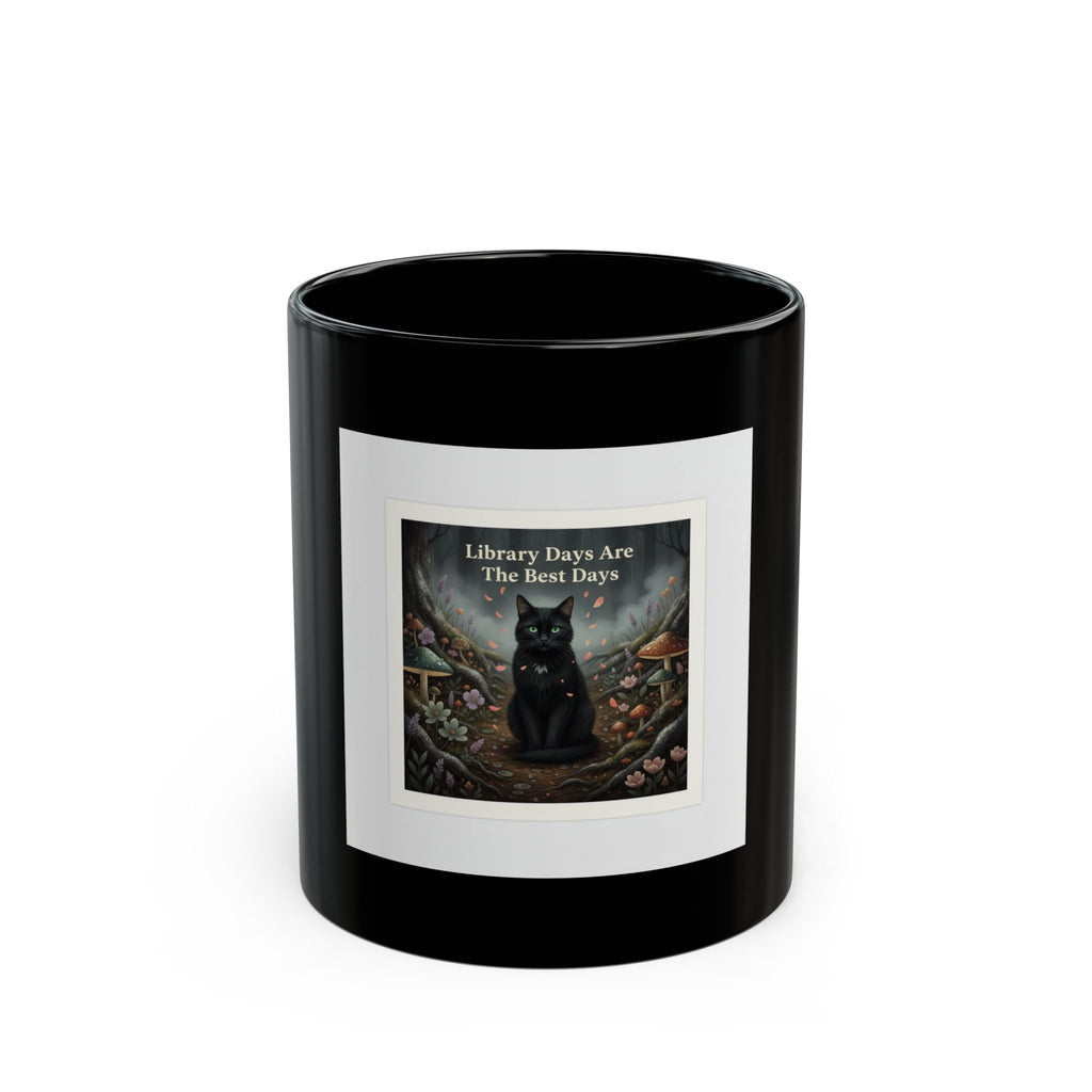Black Cat Black Mug 11oz