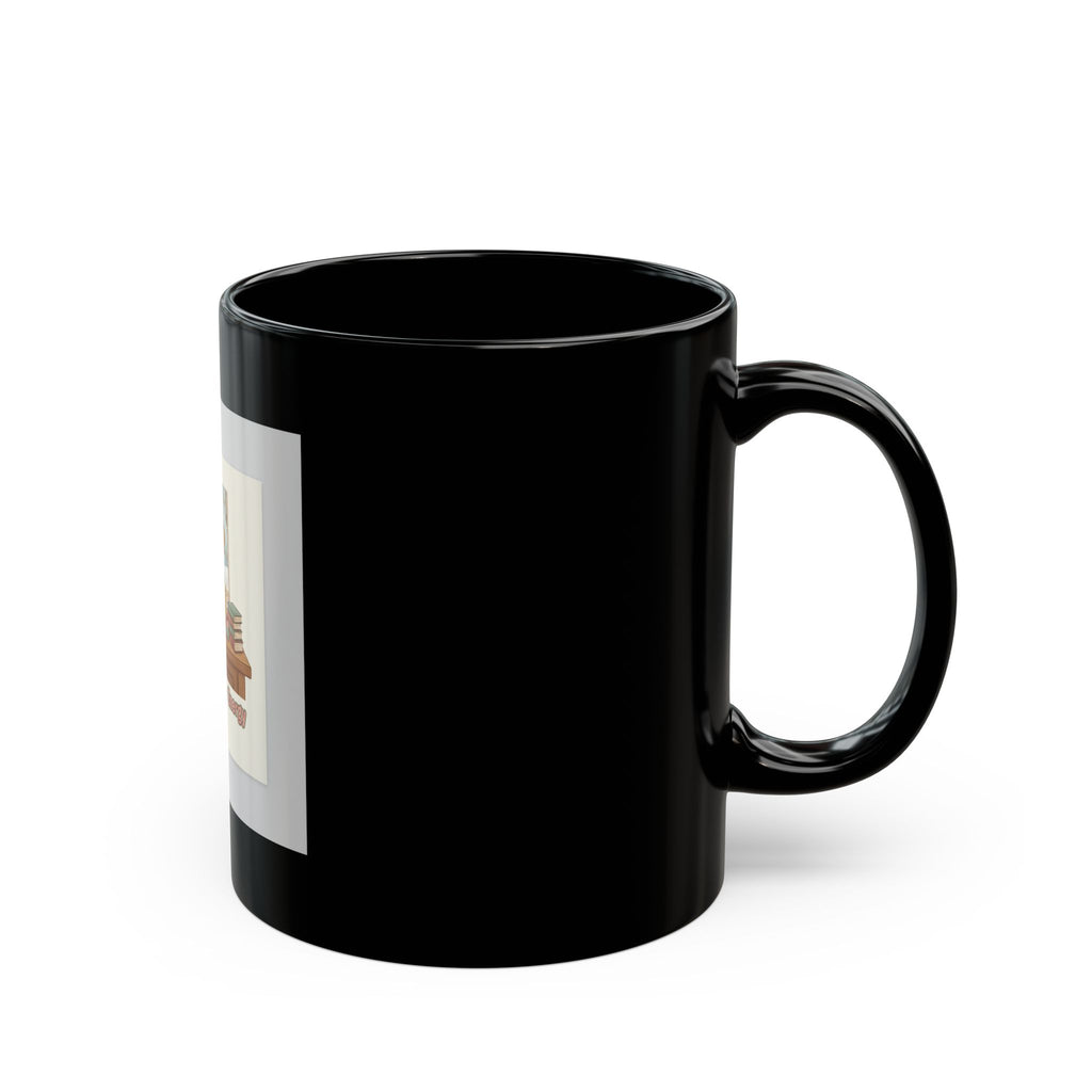 Main Character Energy Dog Black Mug 11oz