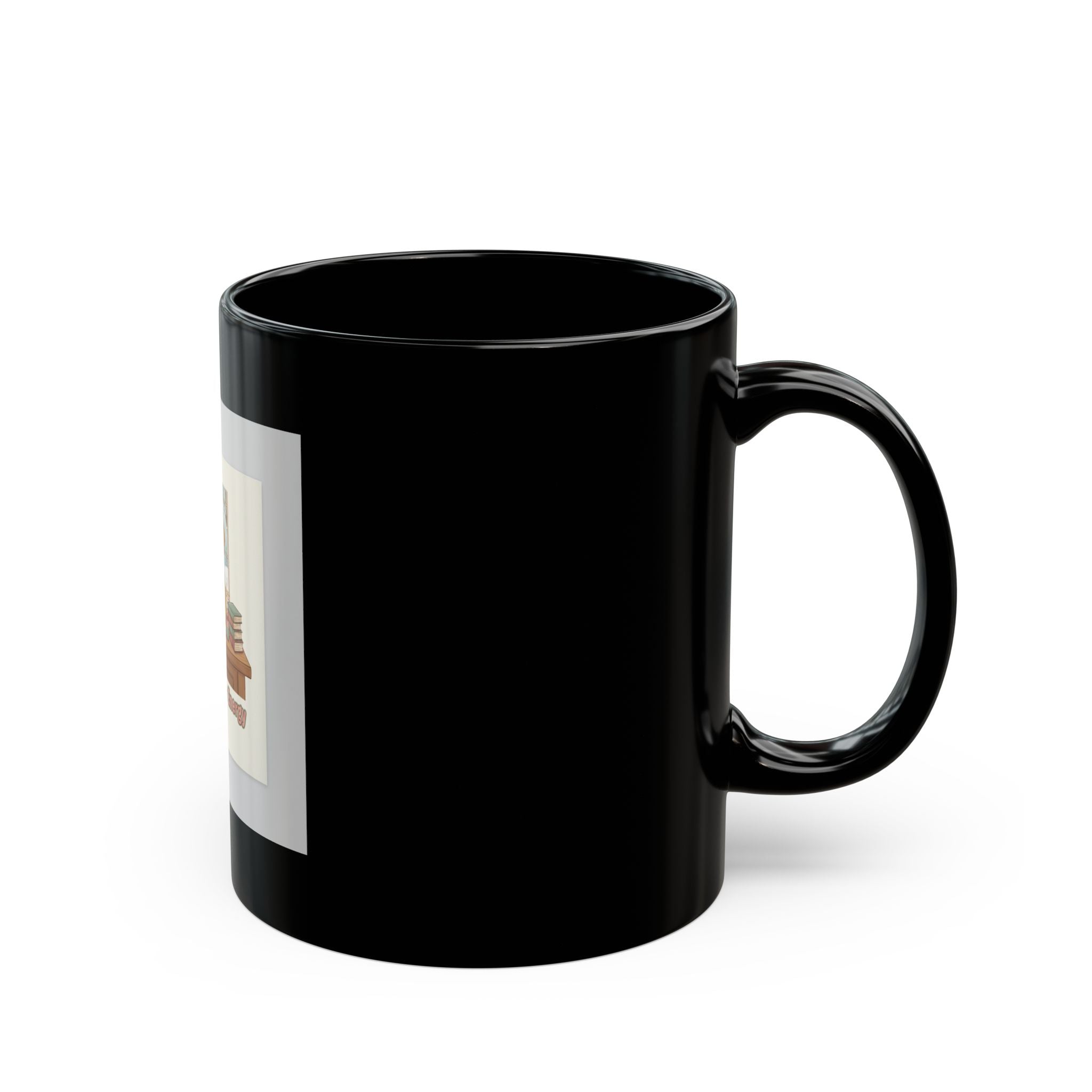 Main Character Energy Dog Black Mug 11oz