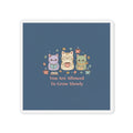 Cats With Glasses Die-Cut Magnet – You Are Allowed to Grow Slowly