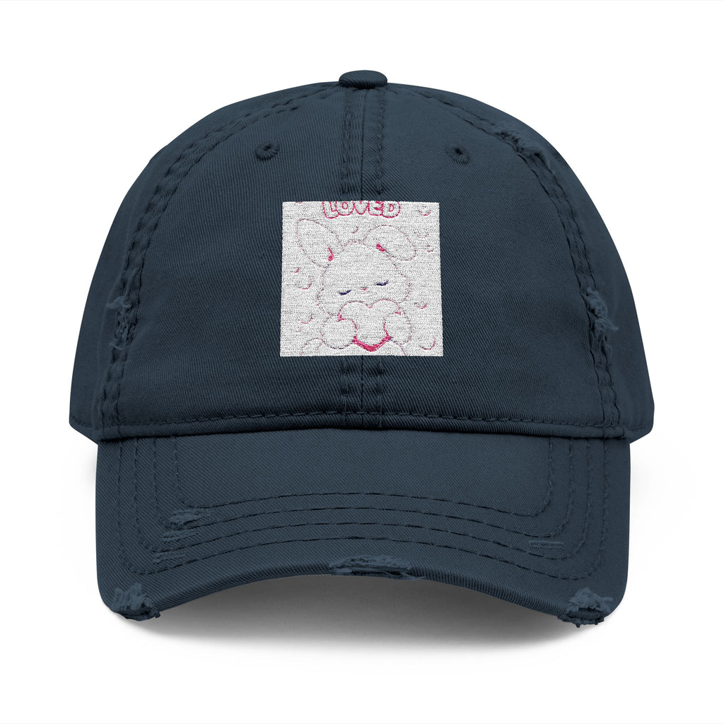 "YOU ARE SO LOVED" Black Cat Dad Hat | College Girl Gift | Fashion | KayKay Classics