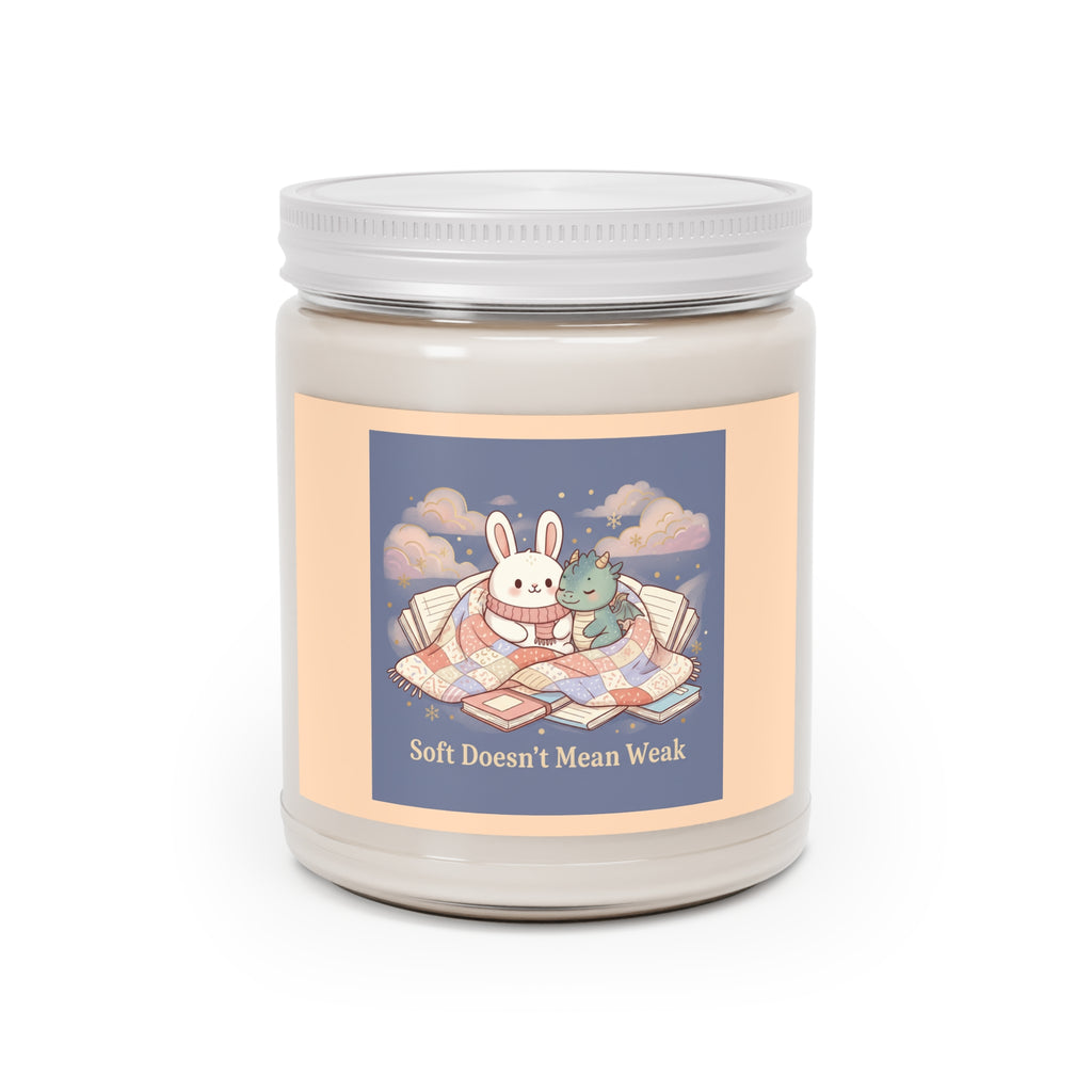 Bear Scented Candle – Soft Doesnt Mean Weak