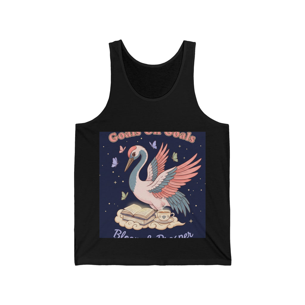 Crane Tank Top – Goals on Goals Bloom Prosper