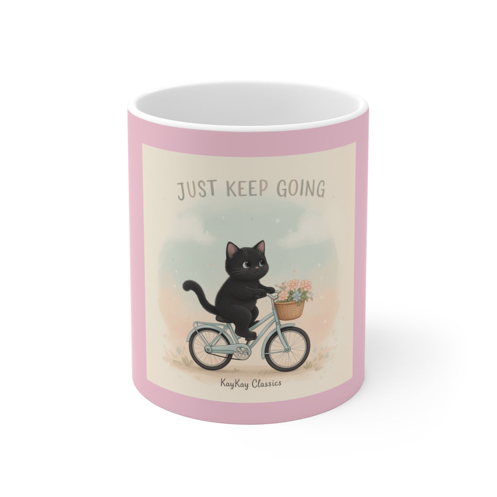 "Design" Black Cat Mug | College Girl Gift | Fashion | KayKay Classics